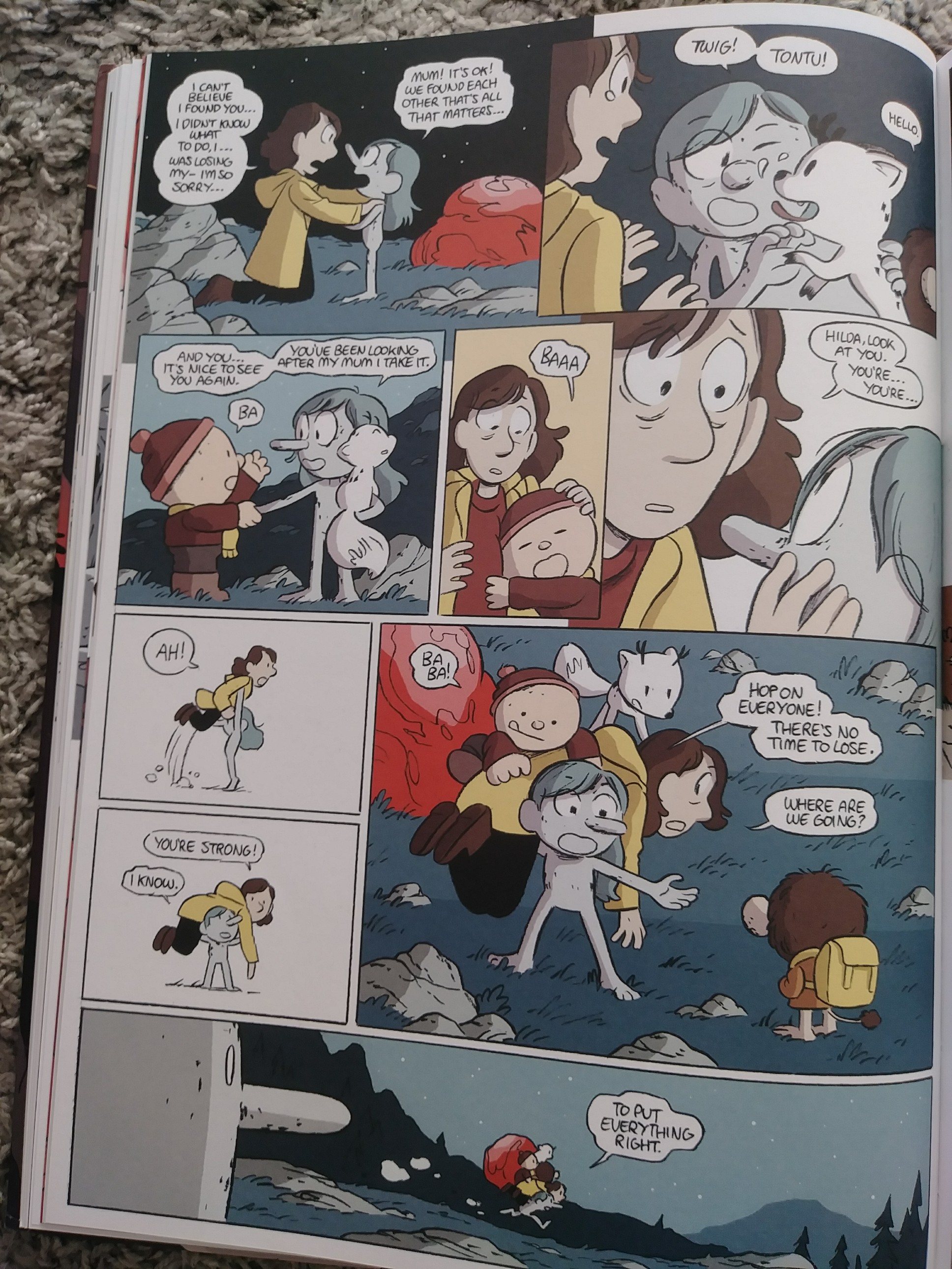 Read online Hilda and the Mountain King comic -  Issue # TPB - 53