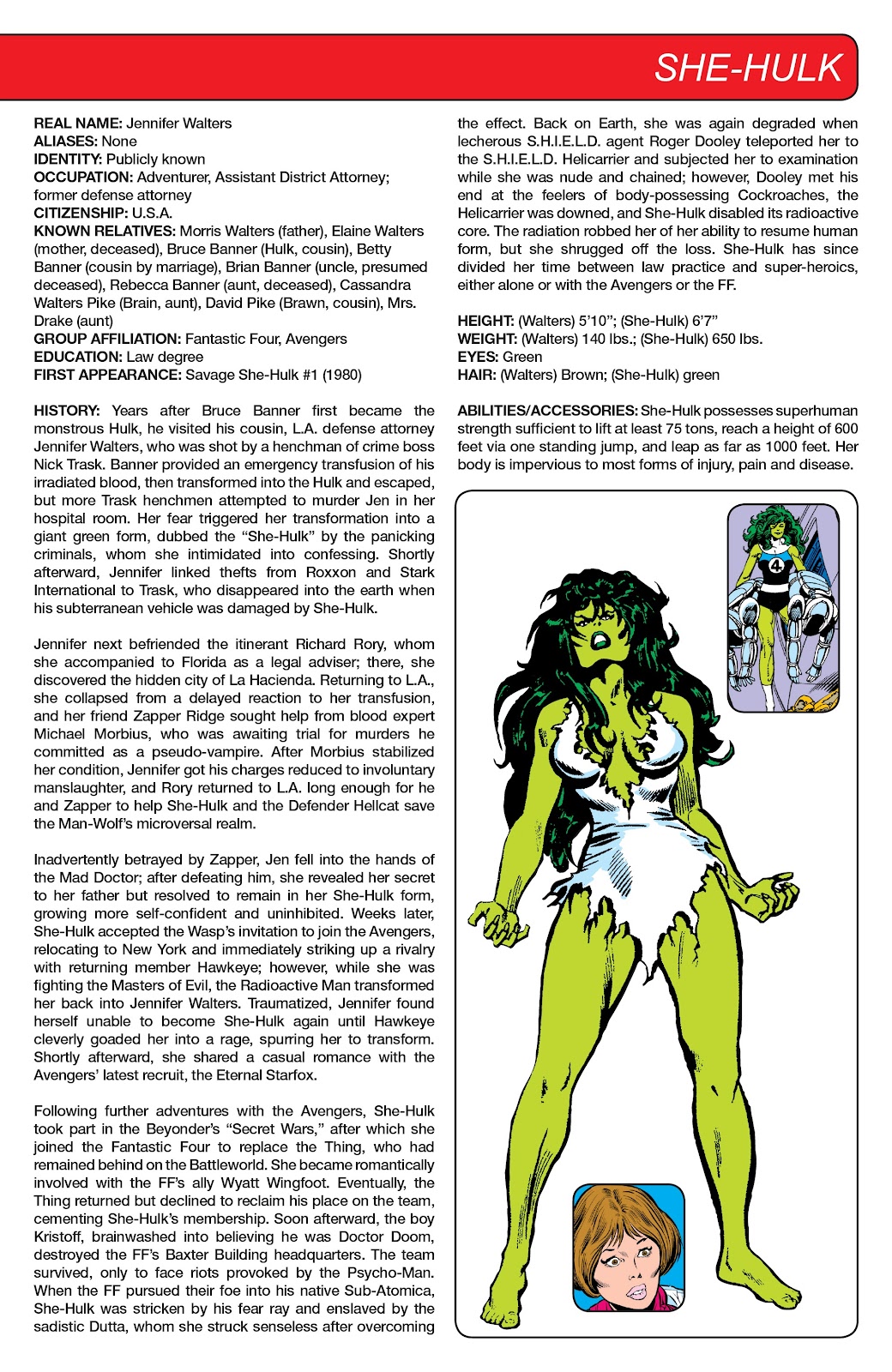 Marvel Legacy:  The 1980's Handbook issue Full - Page 47