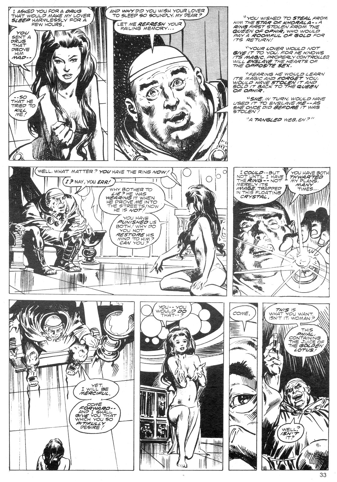 Read online The Savage Sword Of Conan comic -  Issue #14 - 33