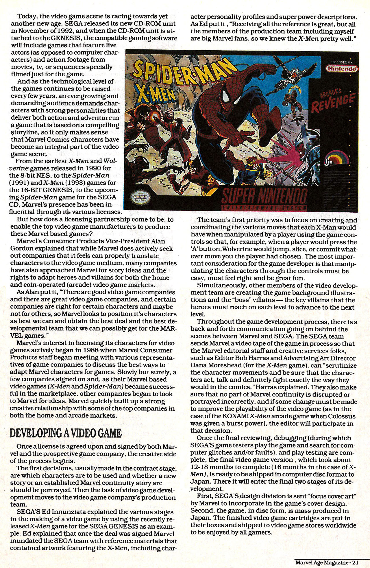 Read online Marvel Age comic -  Issue #126 - 22