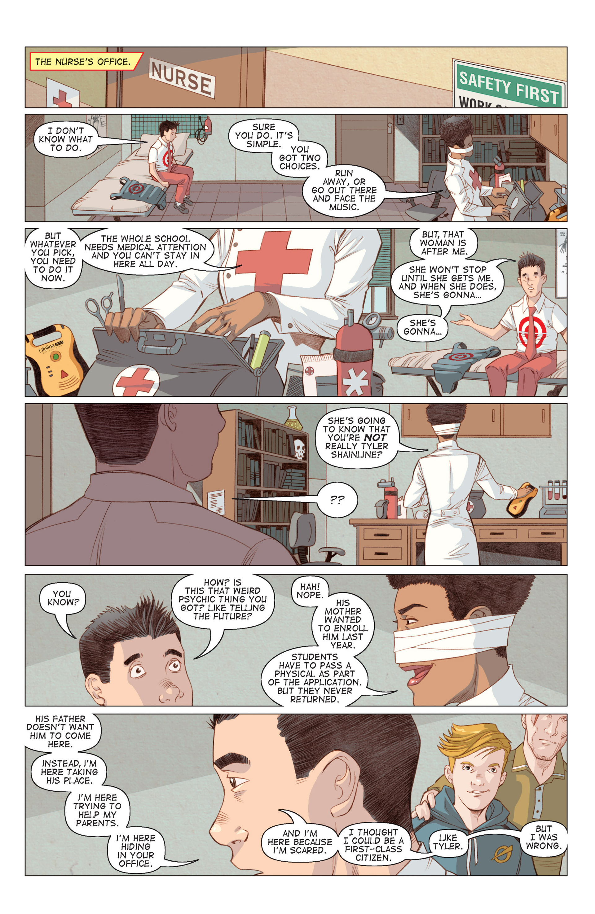 Read online Five Weapons comic -  Issue #5 - 12