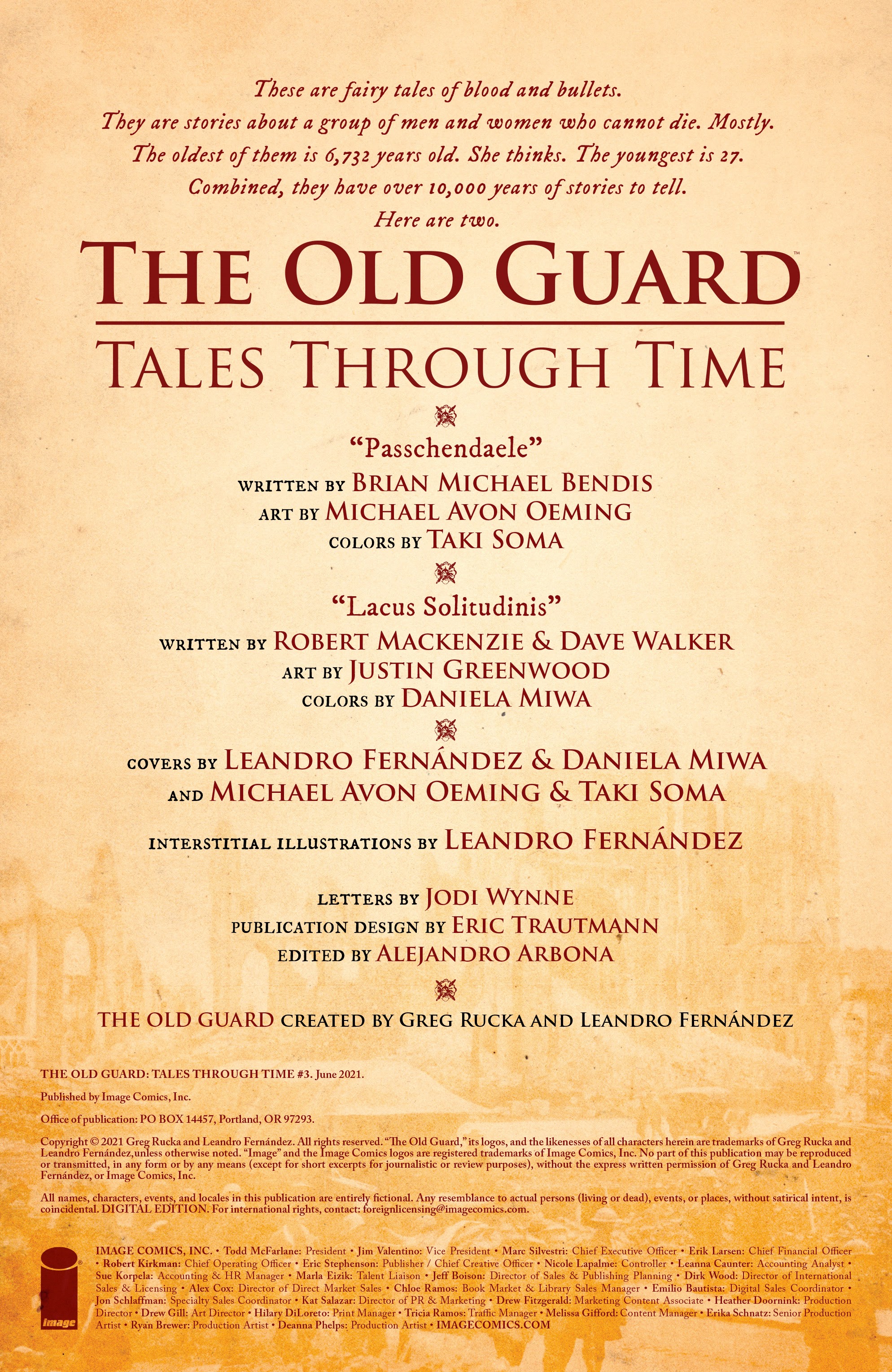 Read online The Old Guard: Tales Through Time comic -  Issue #3 - 2