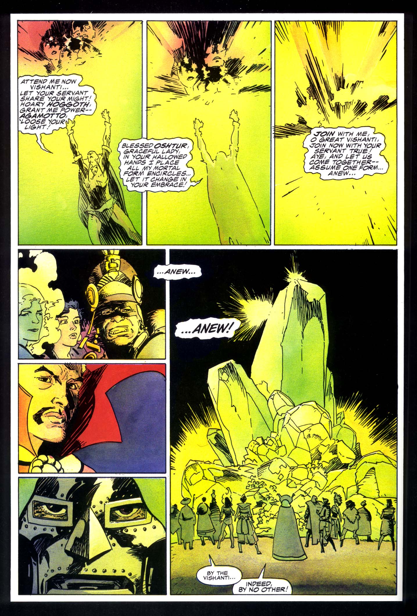 Read online Marvel Graphic Novel comic -  Issue #49 - Doctor Strange & Doctor Doom - Triumph & Torment - 19