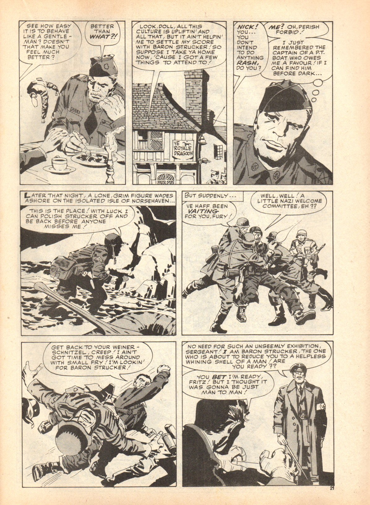 Read online Fury (1977) comic -  Issue #7 - 21