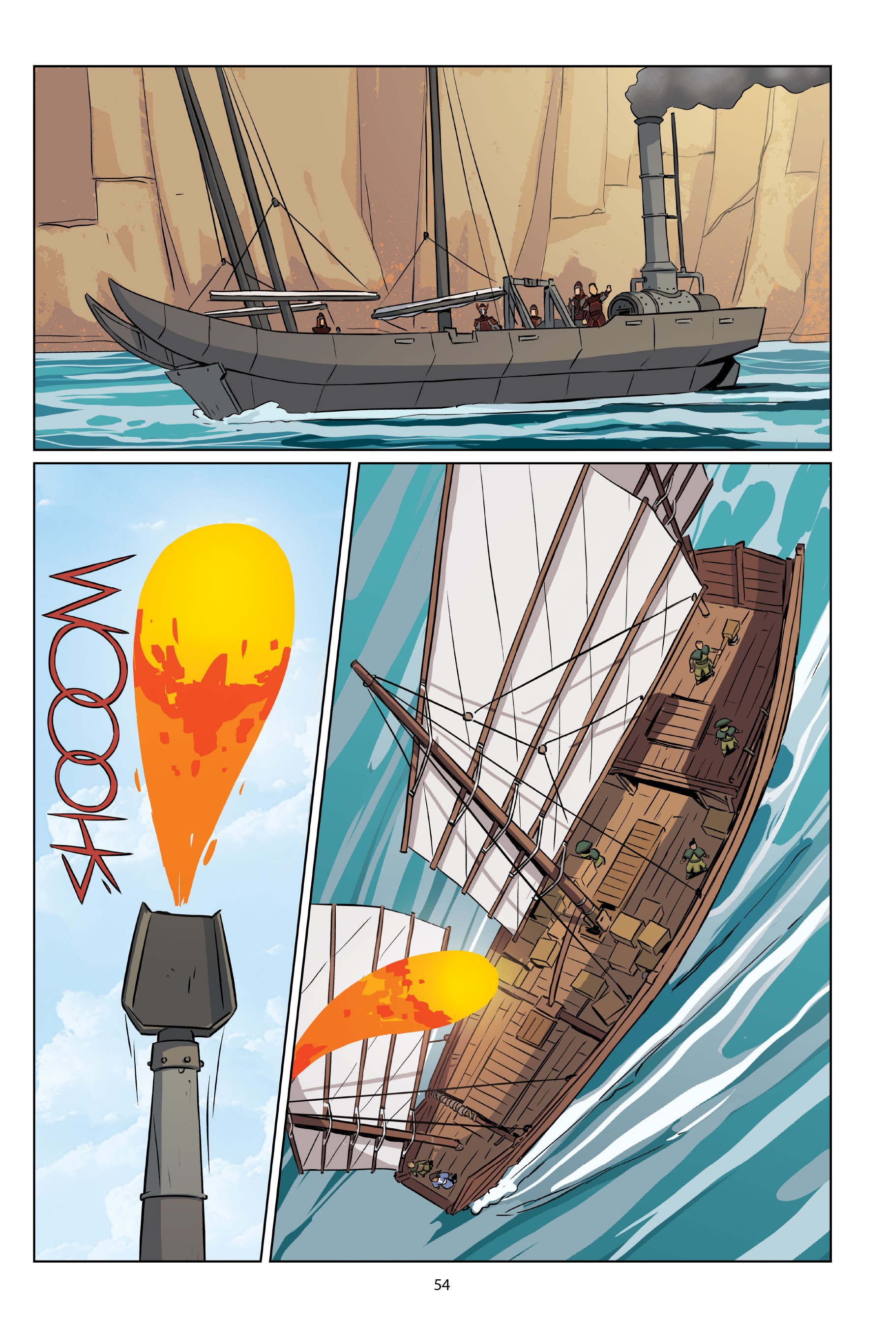 Read online Avatar: The Last Airbender—Katara and the Pirate's Silver comic -  Issue # TPB - 55