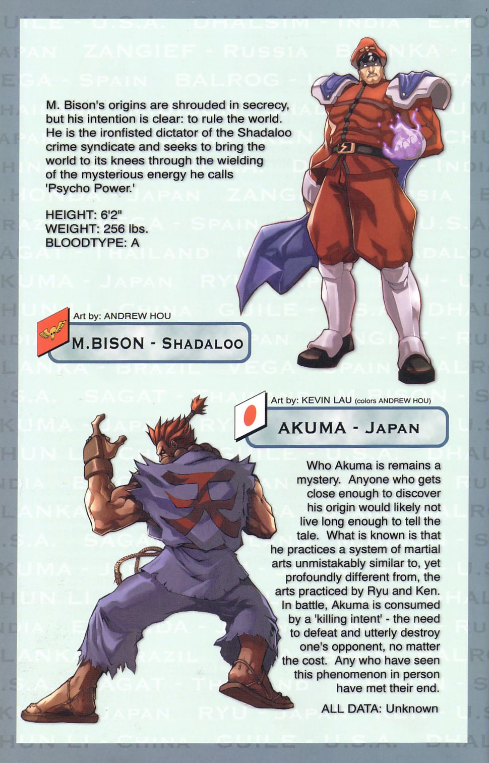 Read online Street Fighter (2003) comic -  Issue #0 - 19