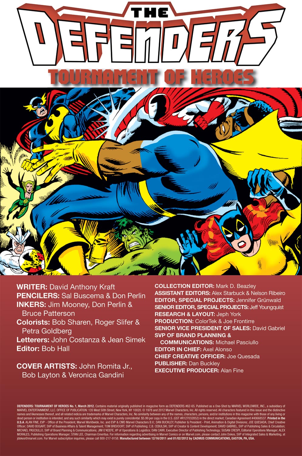 Read online Defenders: Tournament of Heroes comic -  Issue # Full - 2