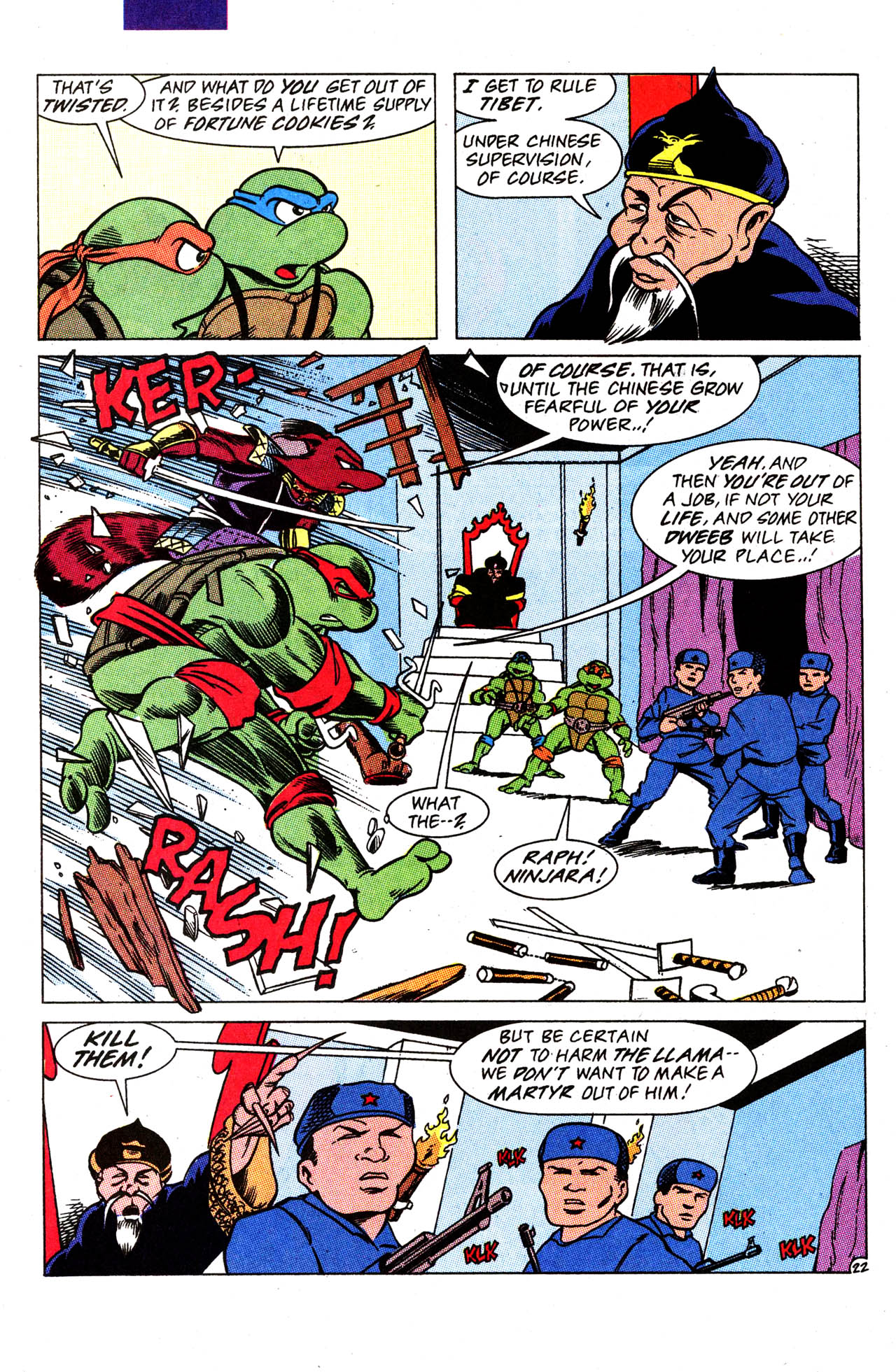 Read online Teenage Mutant Ninja Turtles Adventures (1989) comic -  Issue #34 - 24