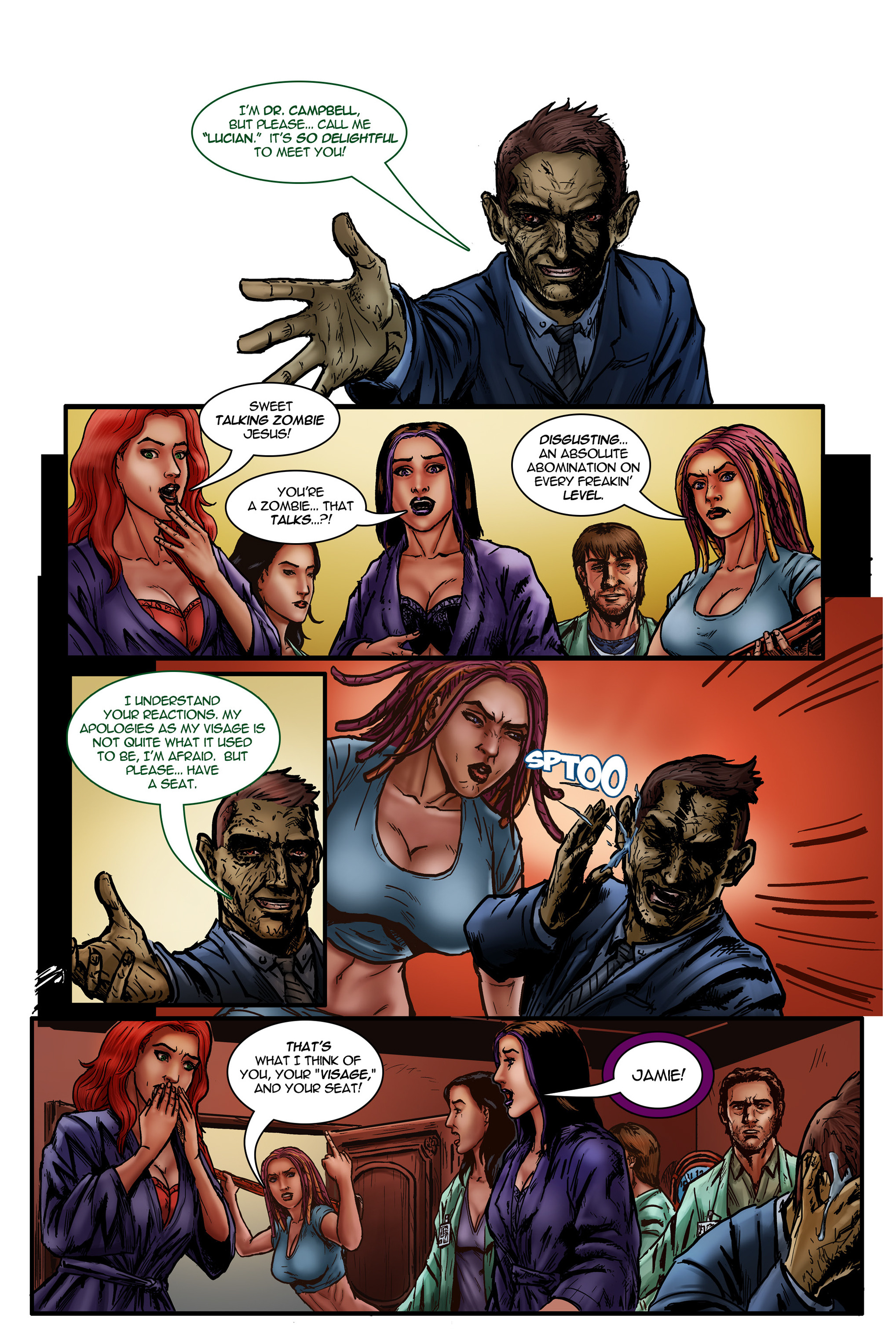 Read online Chaos Campus: Sorority Girls Vs. Zombies comic -  Issue #22 - 3