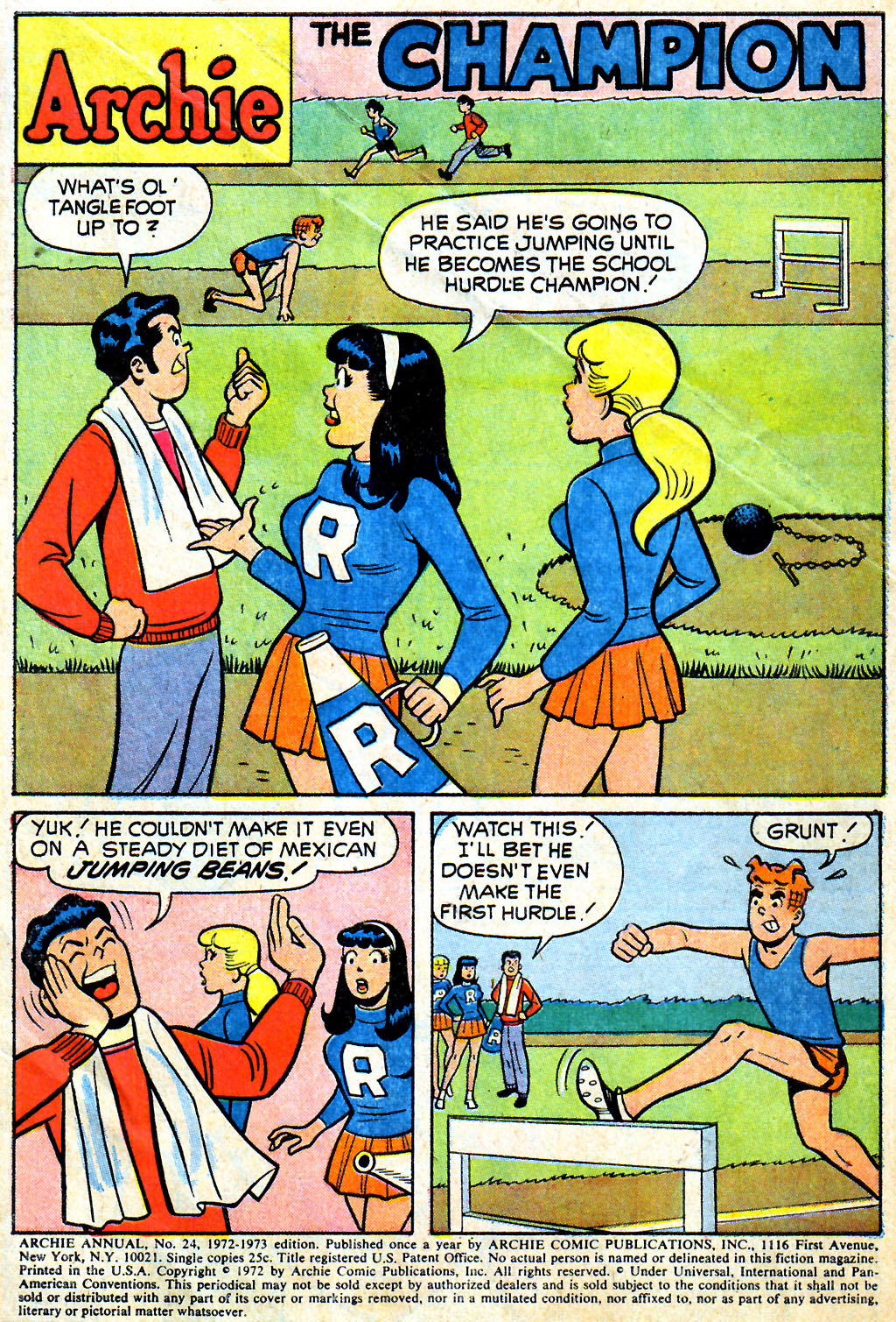 Read online Archie Annual comic -  Issue #24 - 2
