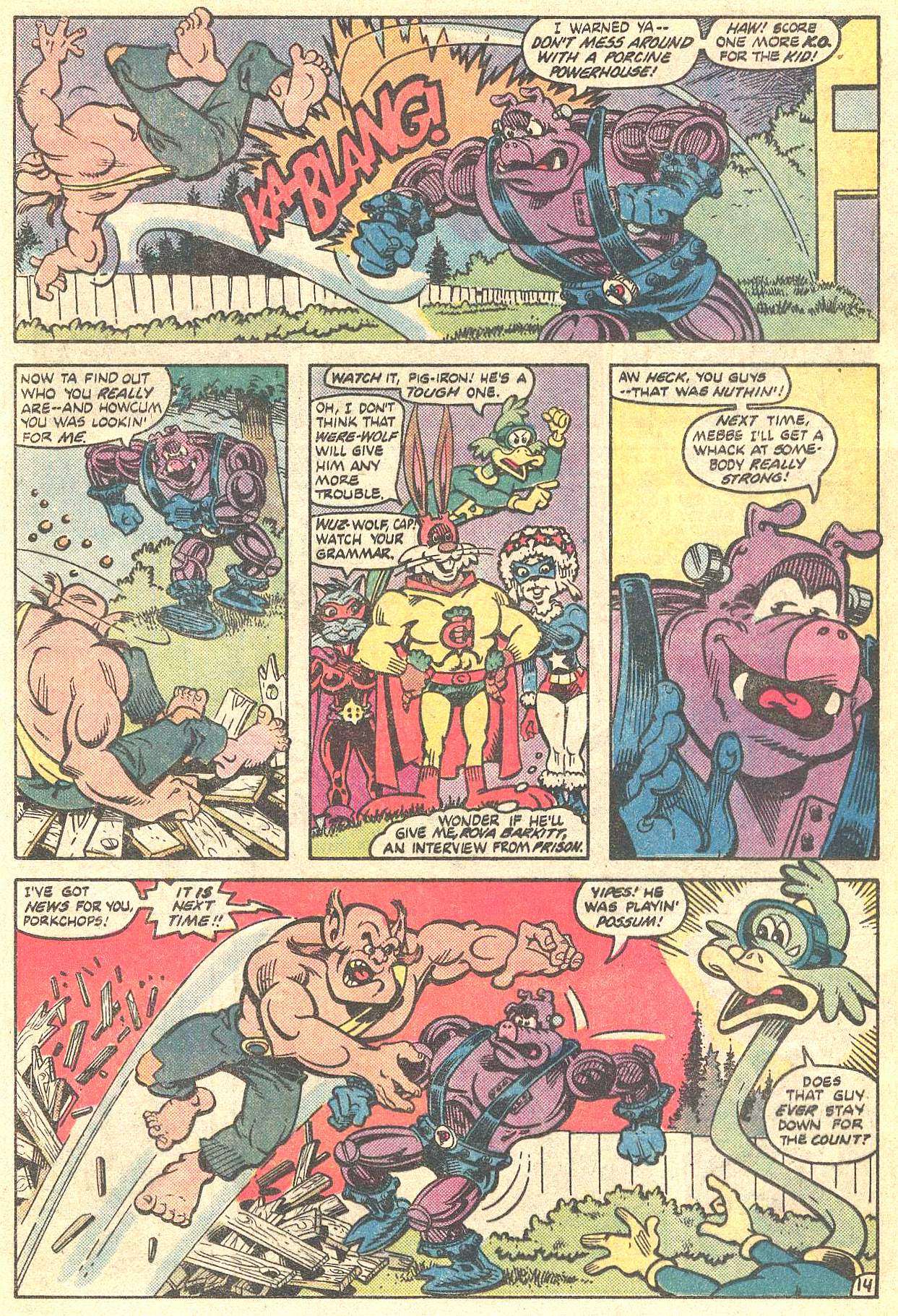 Read online Captain Carrot and His Amazing Zoo Crew! comic -  Issue #10 - 15
