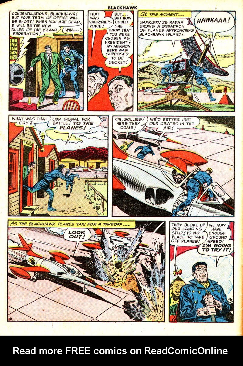Read online Blackhawk (1957) comic -  Issue #49 - 8