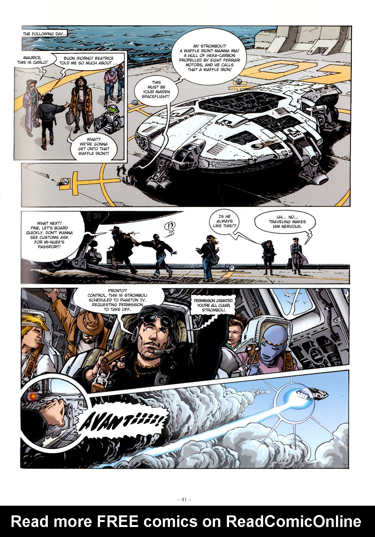 Read online Aquablue comic -  Issue #2 - 42