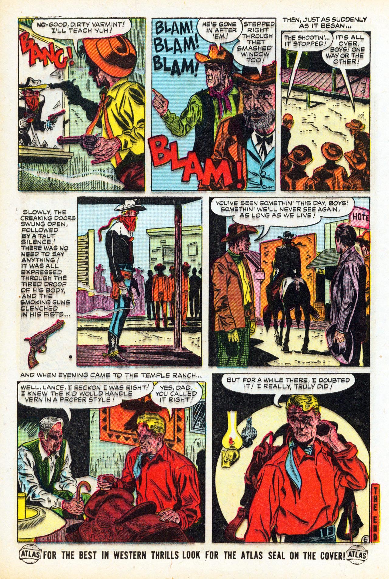 Read online The Outlaw Kid (1954) comic -  Issue #3 - 32