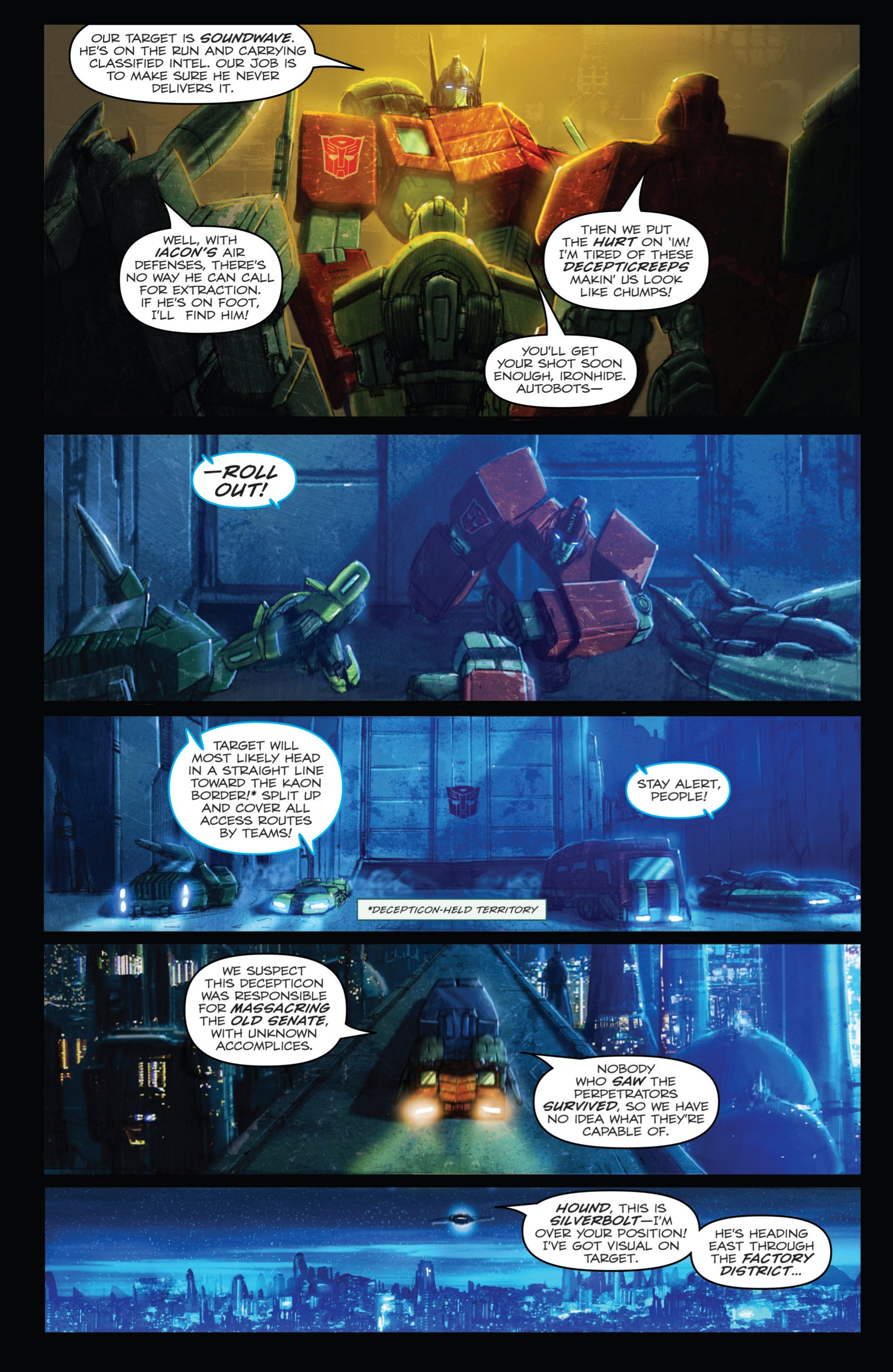 Read online Transformers: Autocracy comic -  Issue # Full - 26