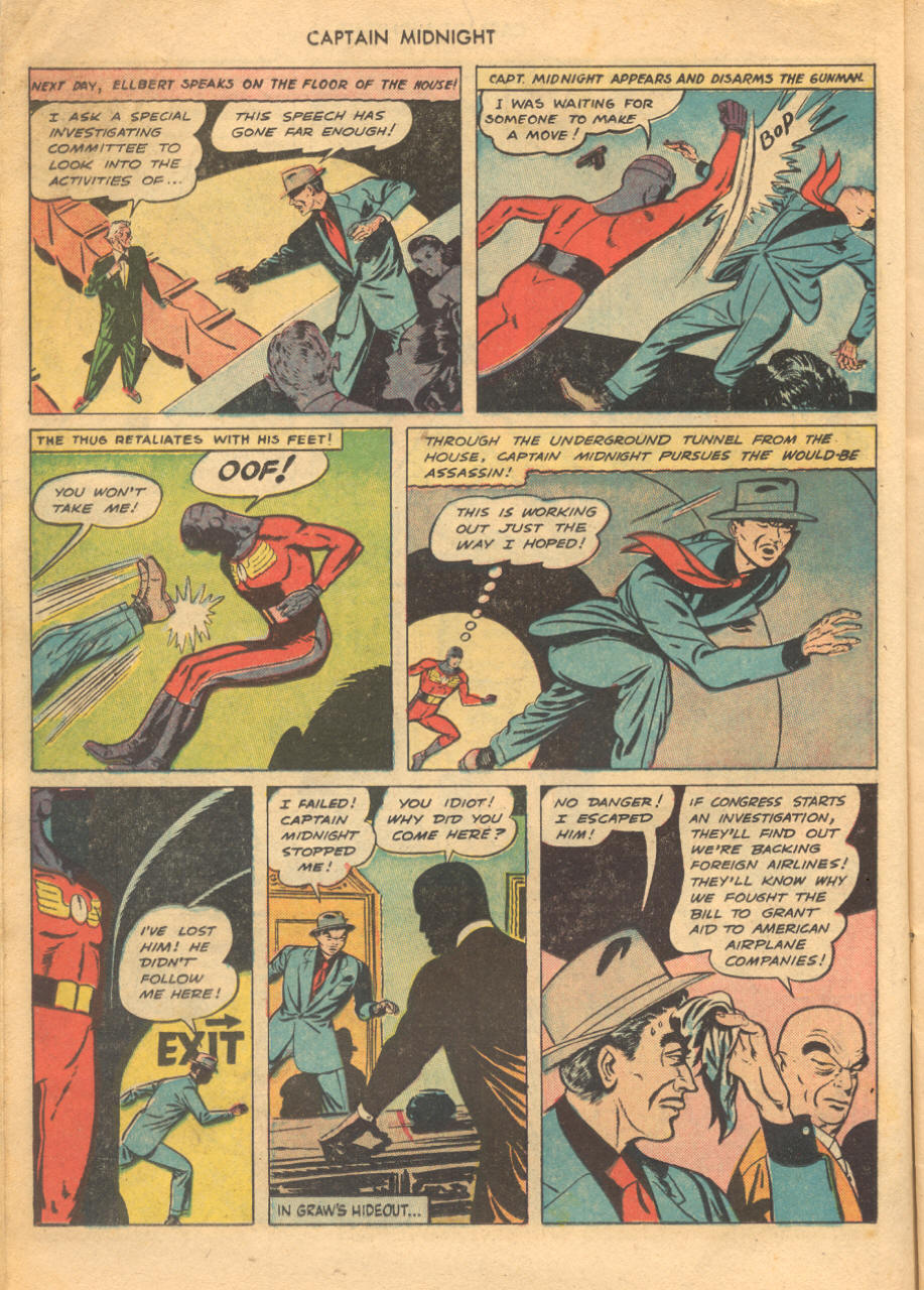 Read online Captain Midnight (1942) comic -  Issue #51 - 14