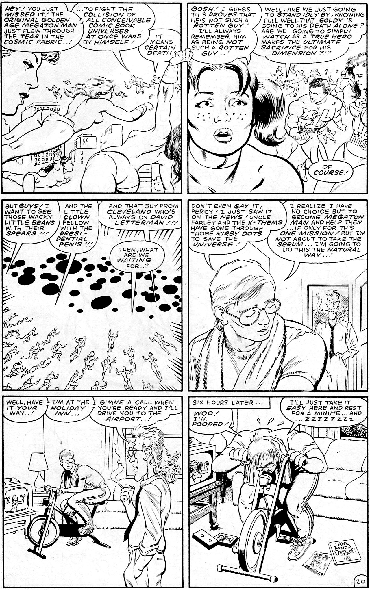 Read online Megaton Man Meets The Uncatergorizable X-Them comic -  Issue # Full - 22