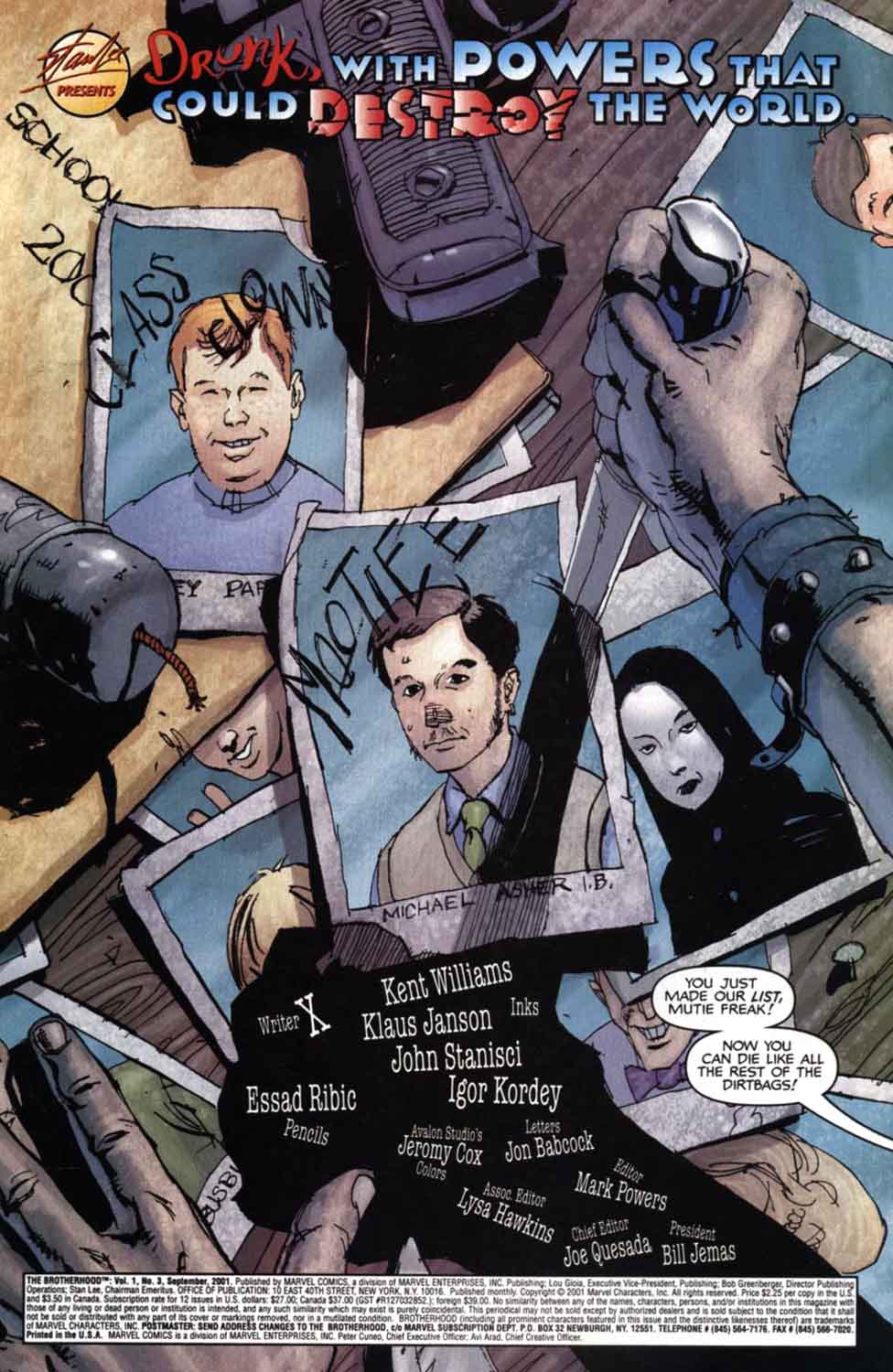 Read online The Brotherhood comic -  Issue #3 - 2