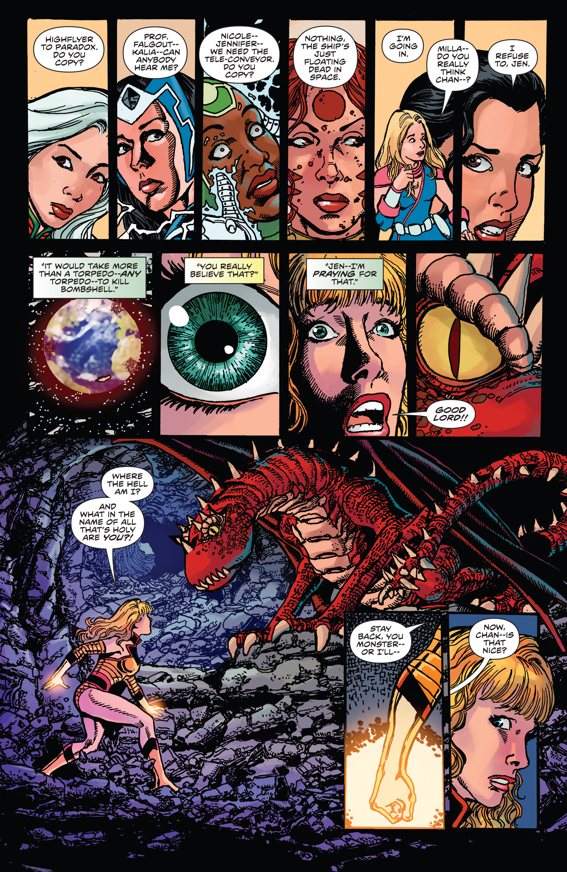 Read online George Pérez's Sirens comic -  Issue #3 - 20