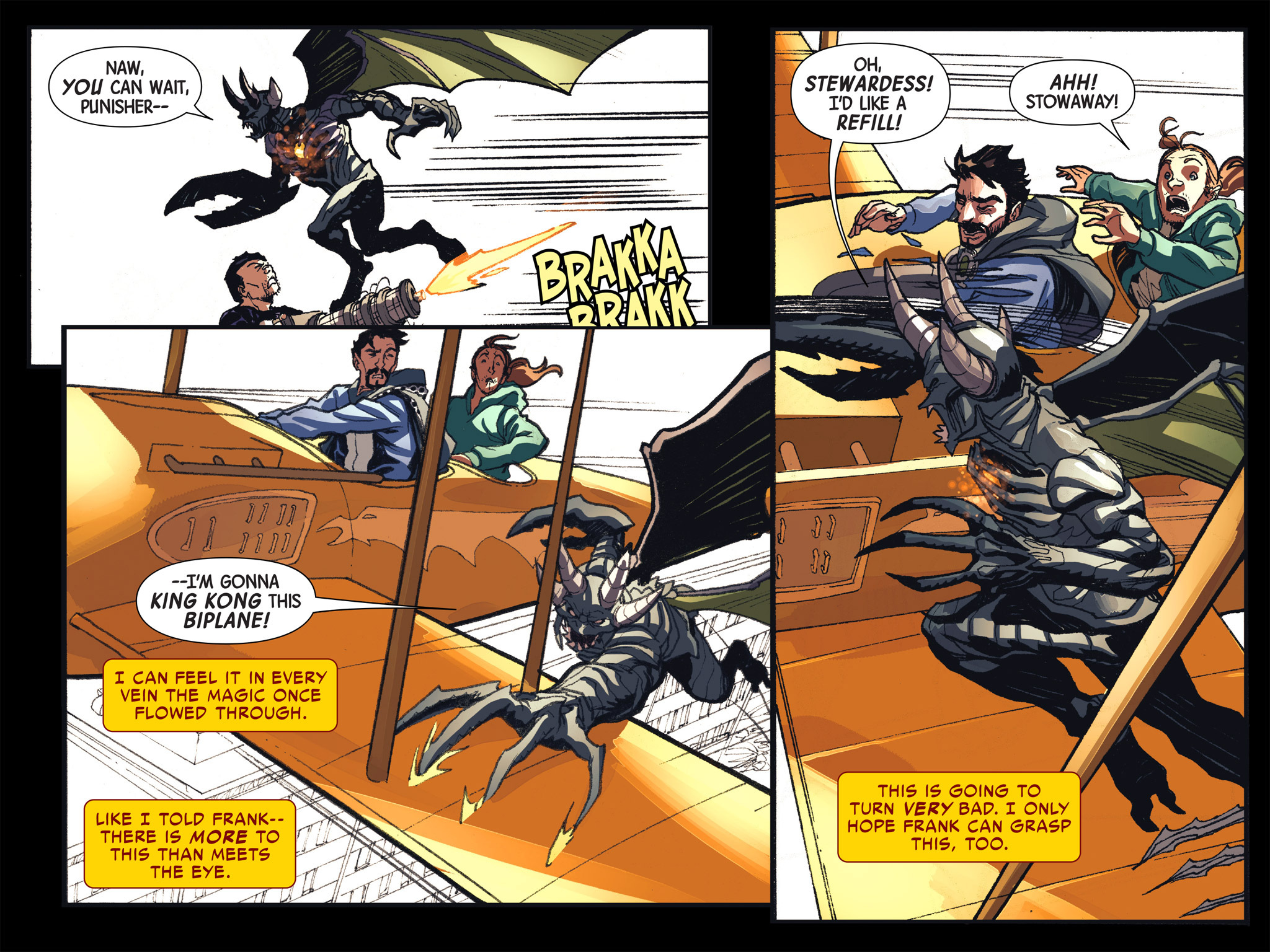 Read online Doctor Strange/Punisher: Magic Bullets Infinite Comic comic -  Issue #6 - 52