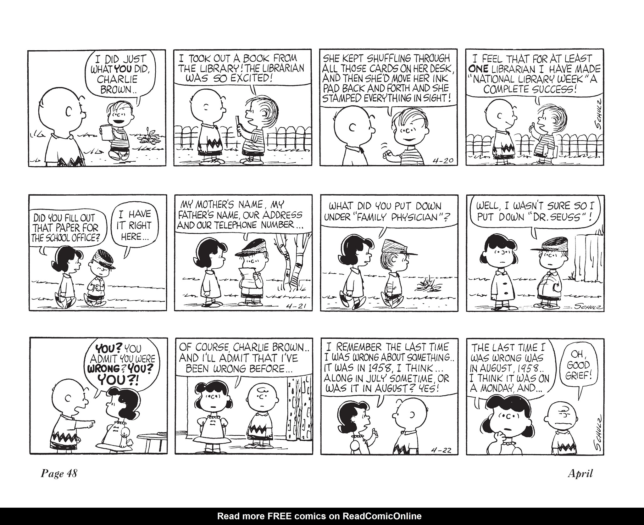 Read online The Complete Peanuts comic -  Issue # TPB 6 - 63