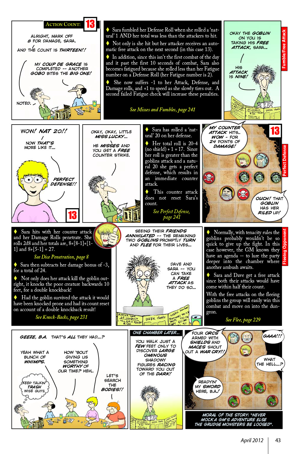 Read online Knights of the Dinner Table comic -  Issue #186 - 45