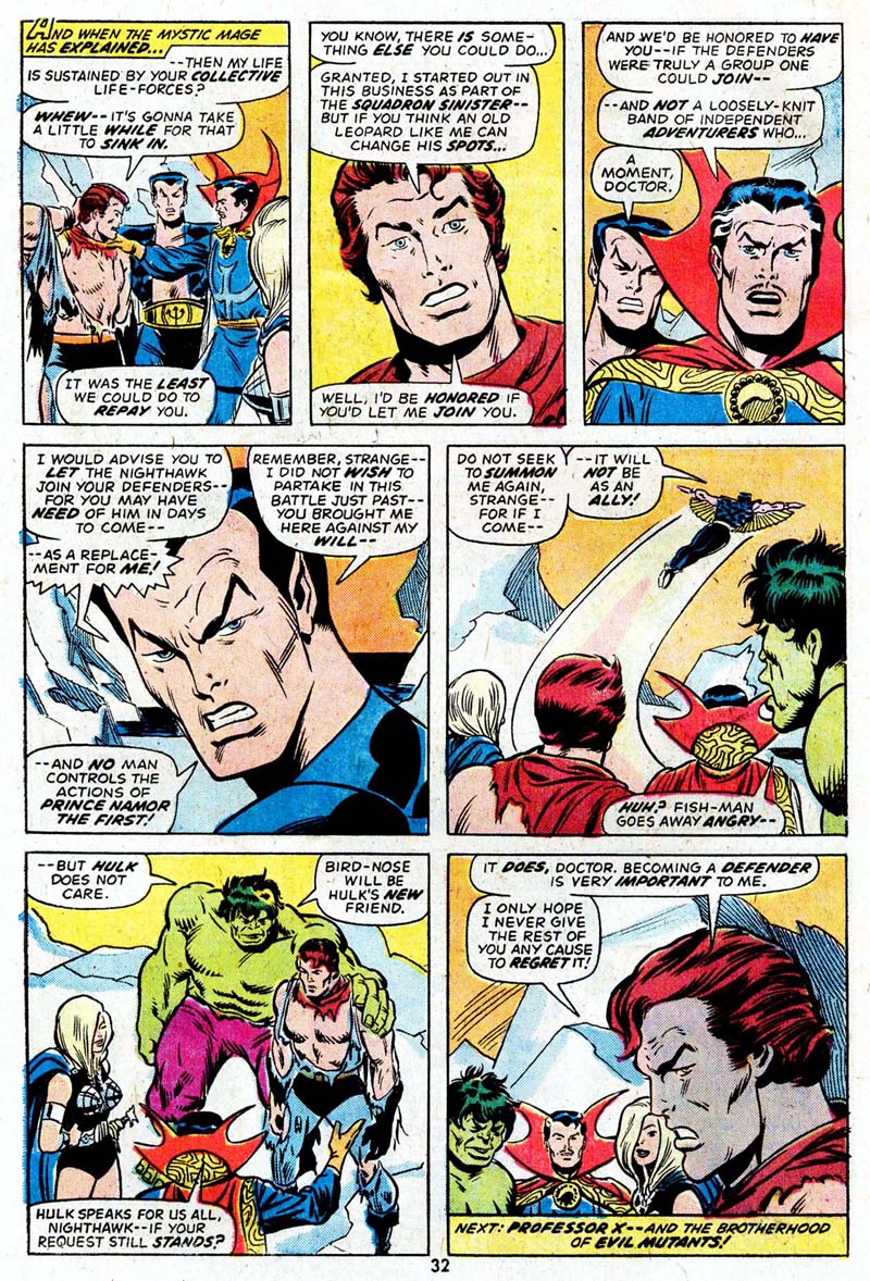 Read online The Defenders (1972) comic -  Issue #14 - 20