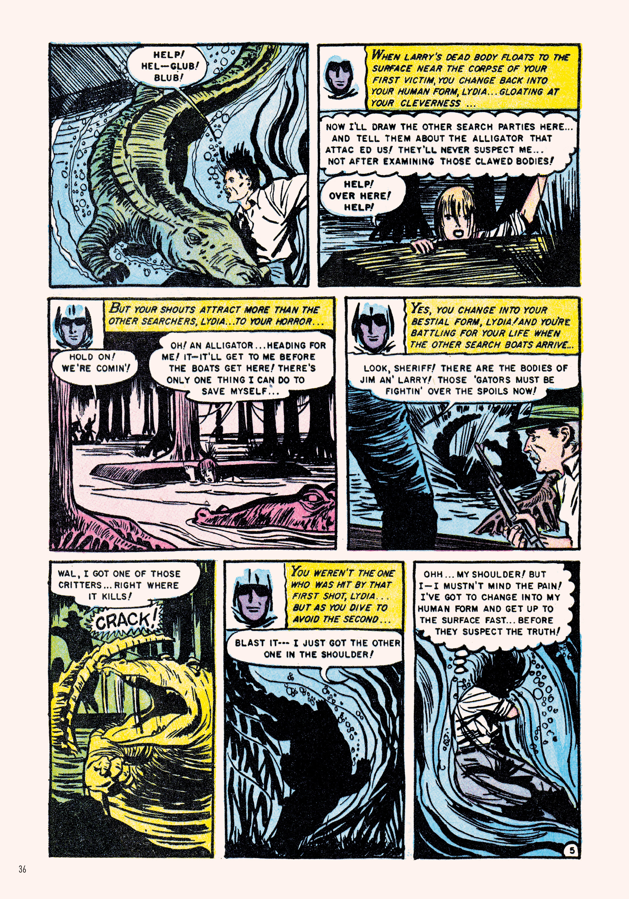 Read online Classic Monsters of Pre-Code Horror Comics: Swamp Monsters comic -  Issue # TPB - 36