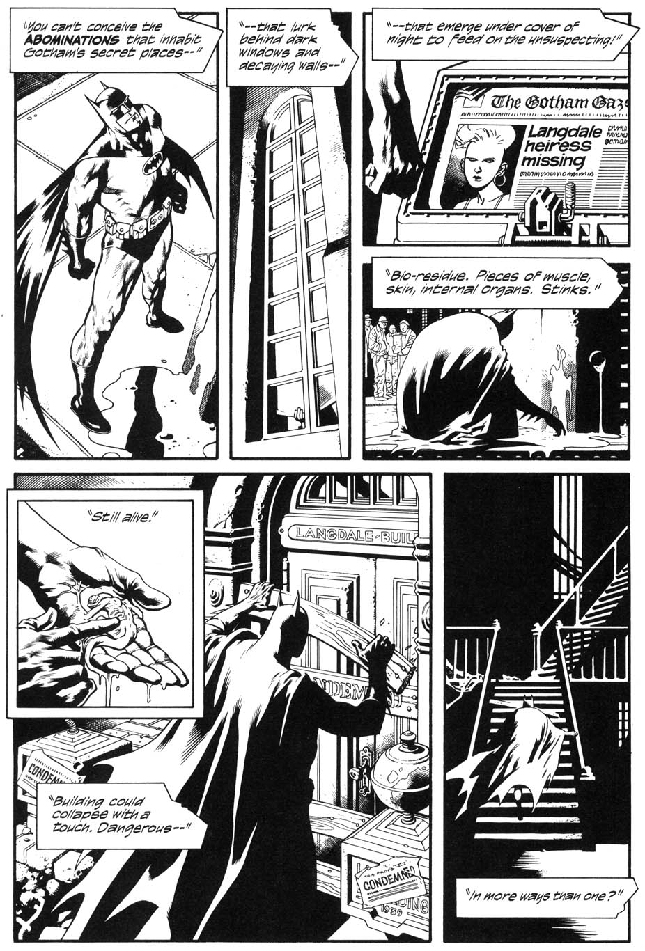 Read online Batman Black and White comic -  Issue #4 - 16