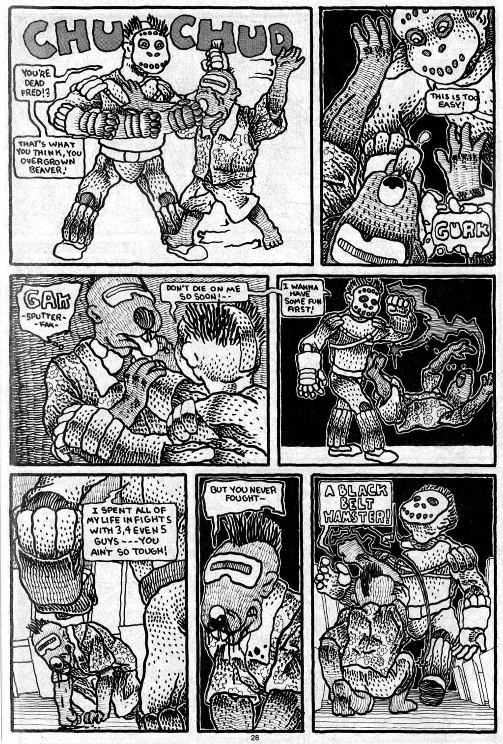 Read online Adolescent Radioactive Black Belt Hamsters comic -  Issue #1 - 28