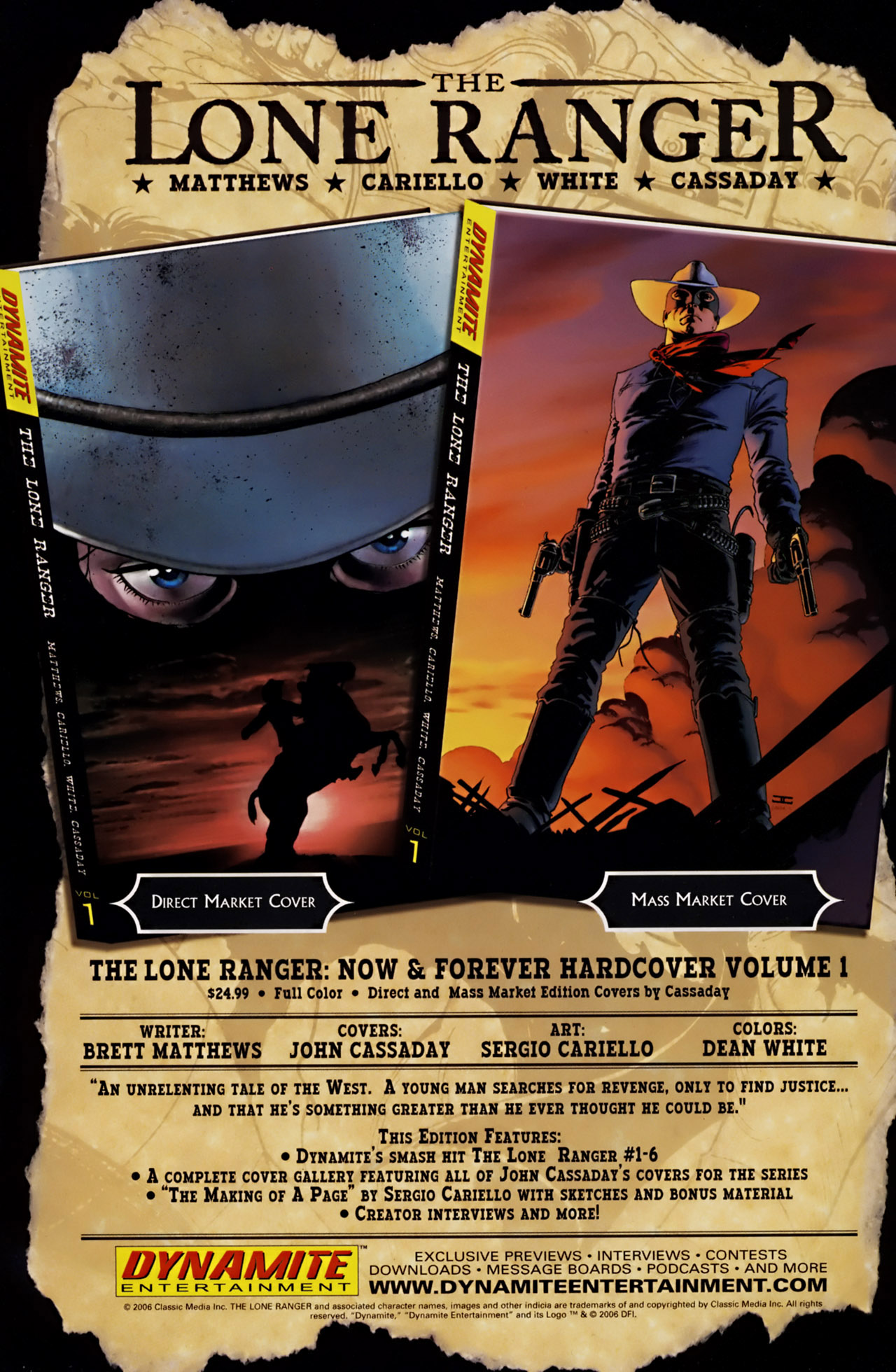 Read online The Lone Ranger (2006) comic -  Issue #0 - 12