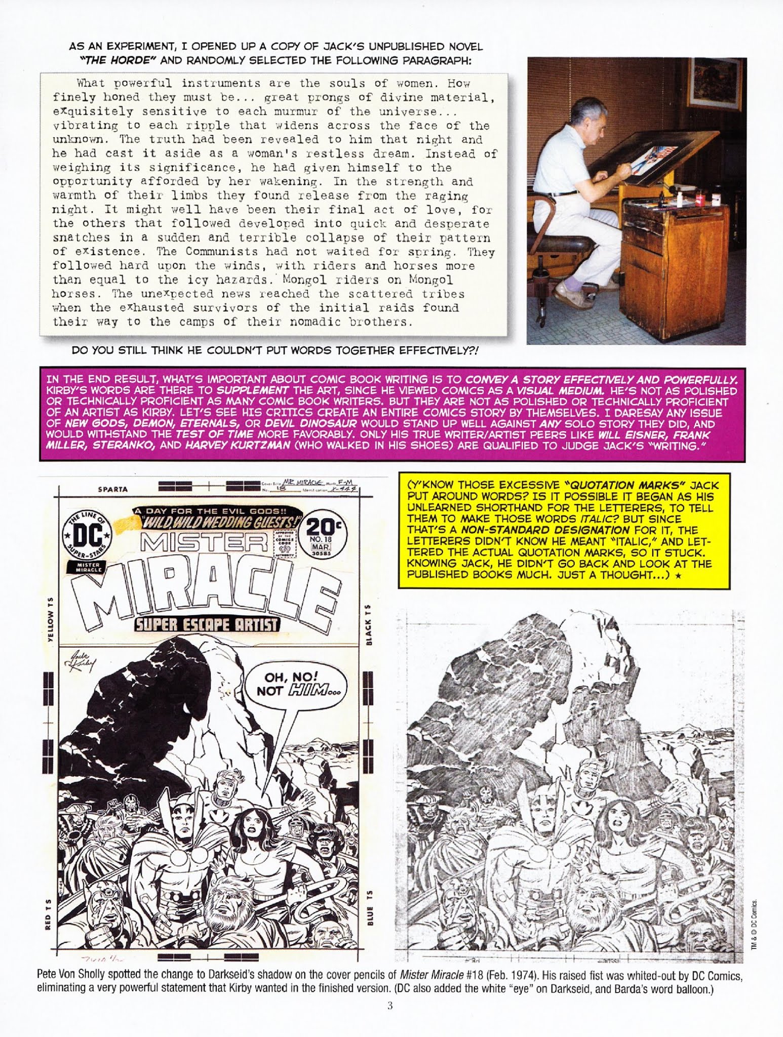 Read online The Jack Kirby Collector comic -  Issue #61 - 4