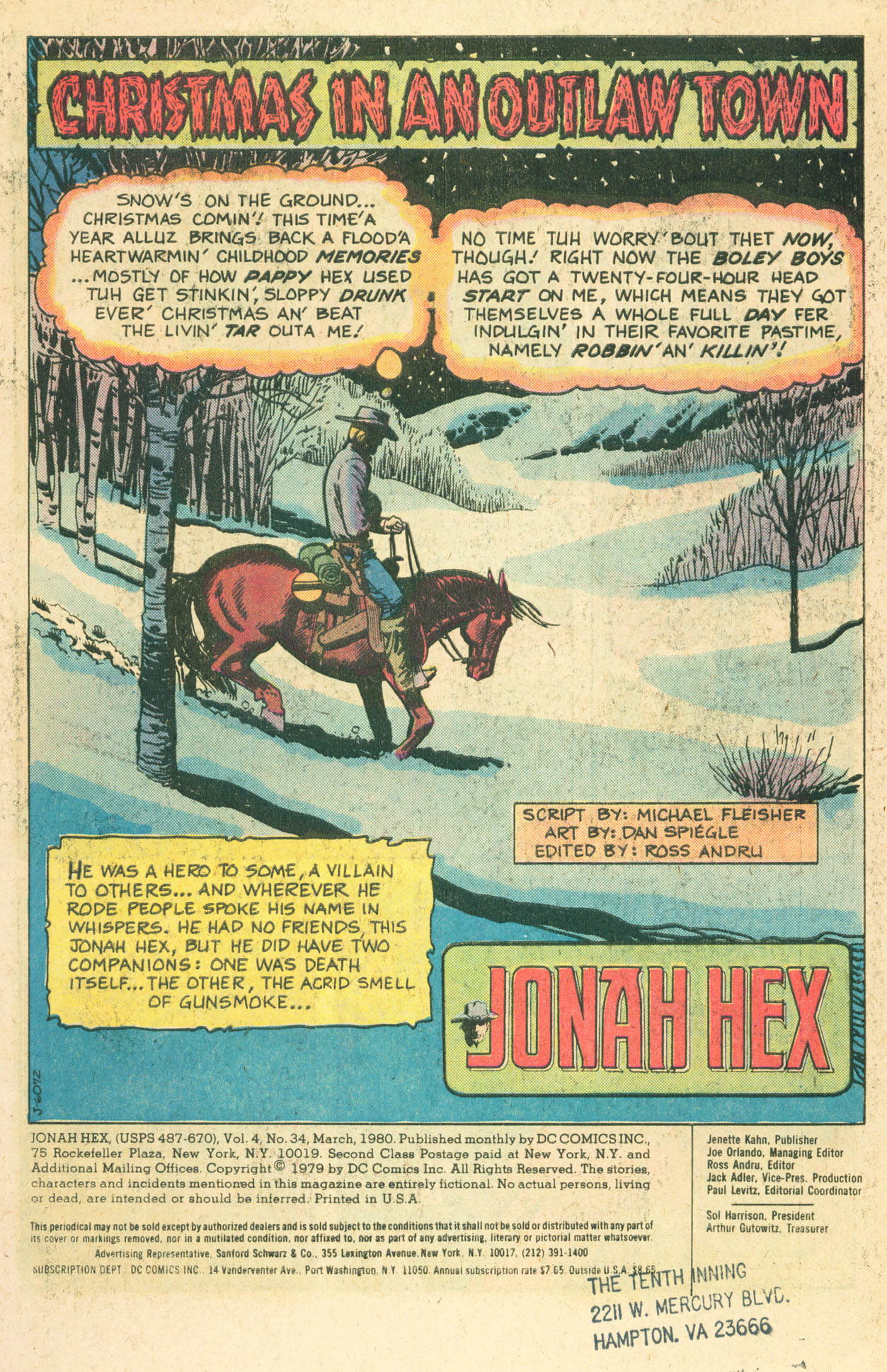 Read online Jonah Hex (1977) comic -  Issue #34 - 2