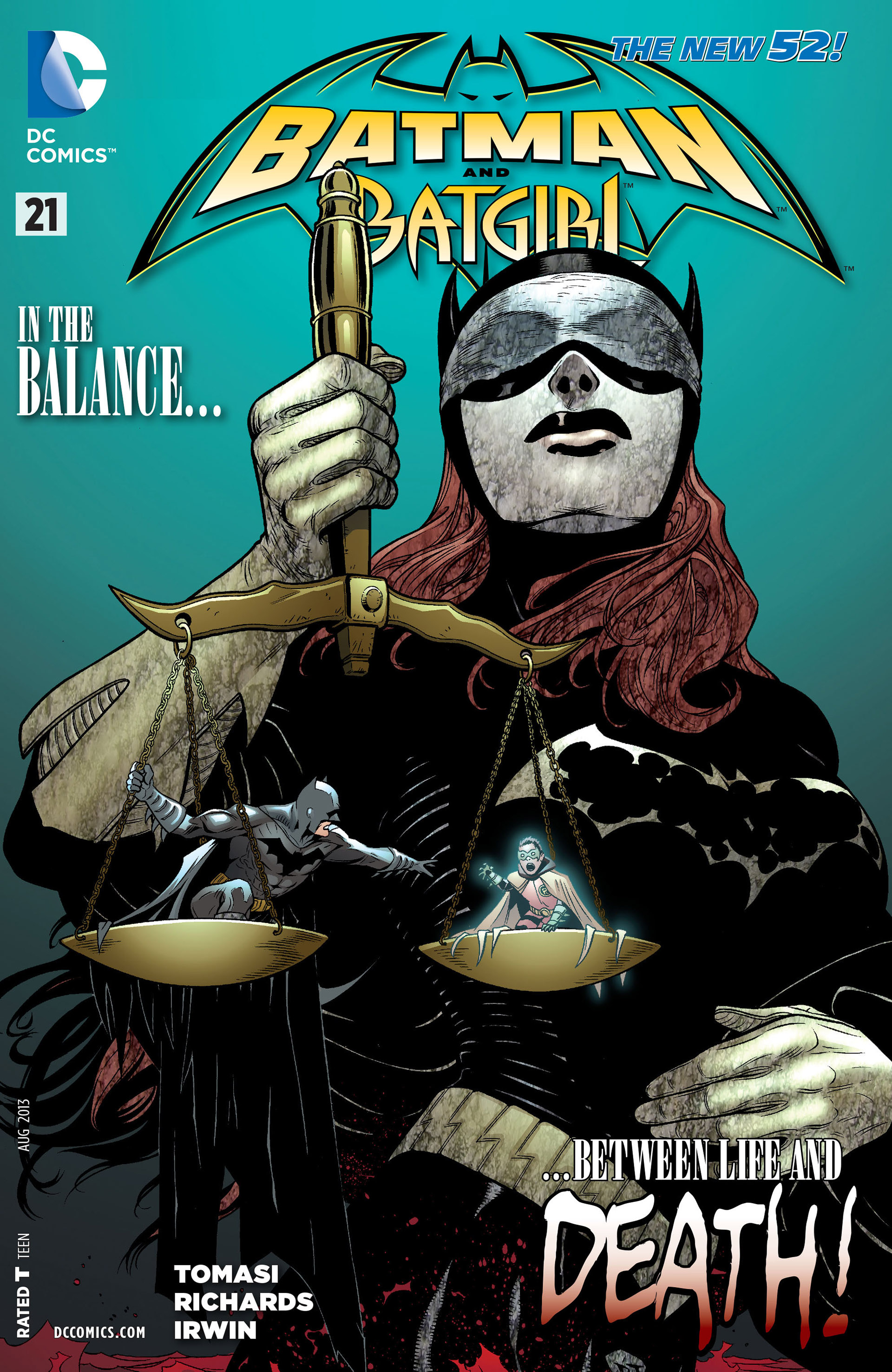 Read online Batman and Robin (2011) comic -  Issue #21 - Batman and Batgirl - 1