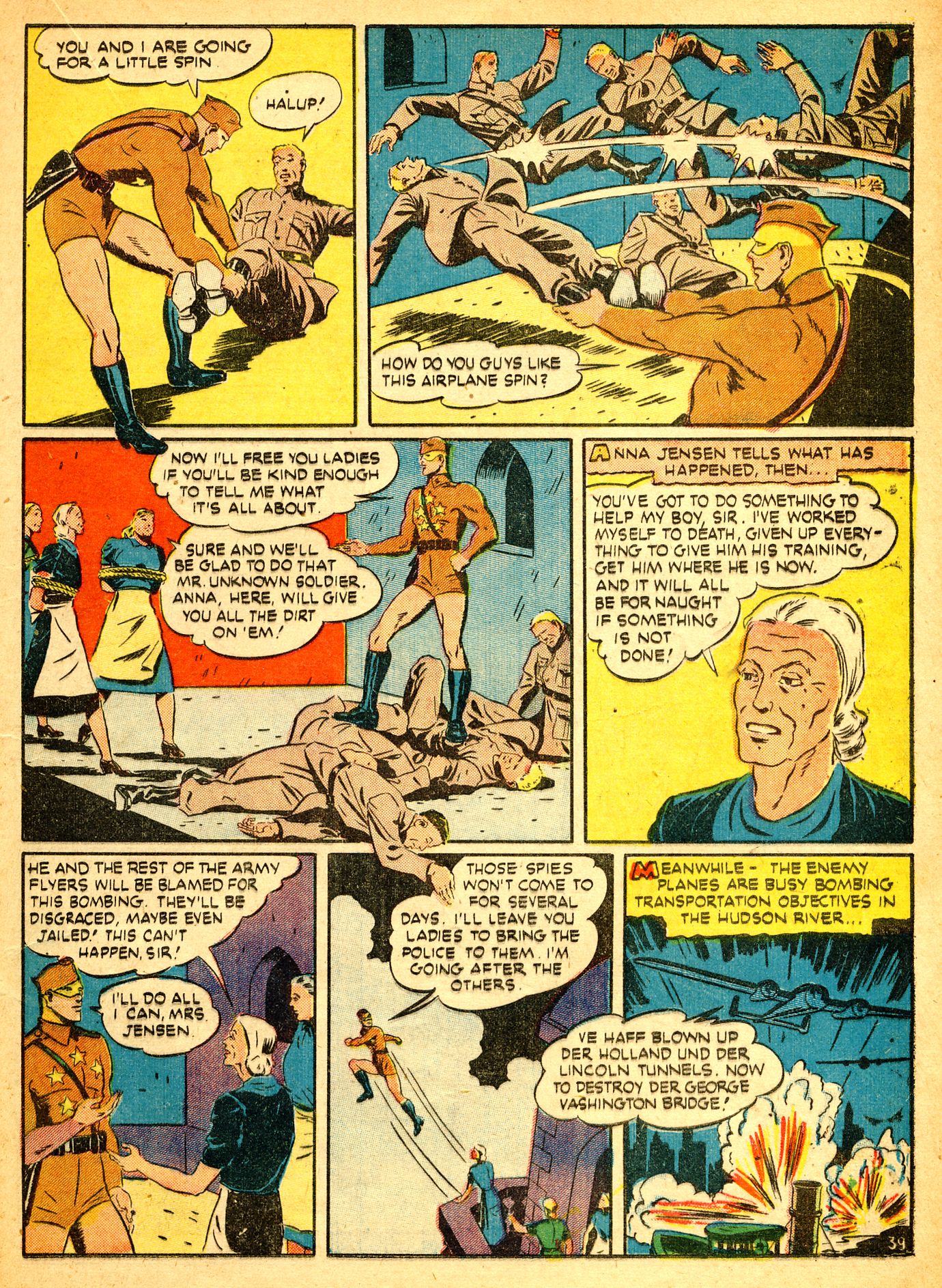 Read online Our Flag Comics comic -  Issue #2 - 40