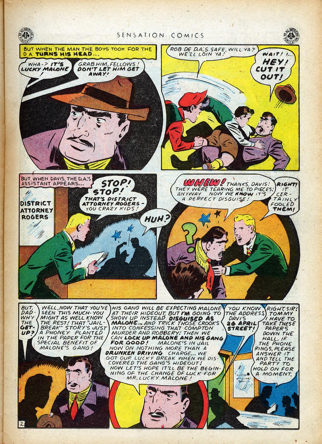 Read online Sensation (Mystery) Comics comic -  Issue #40 - 21