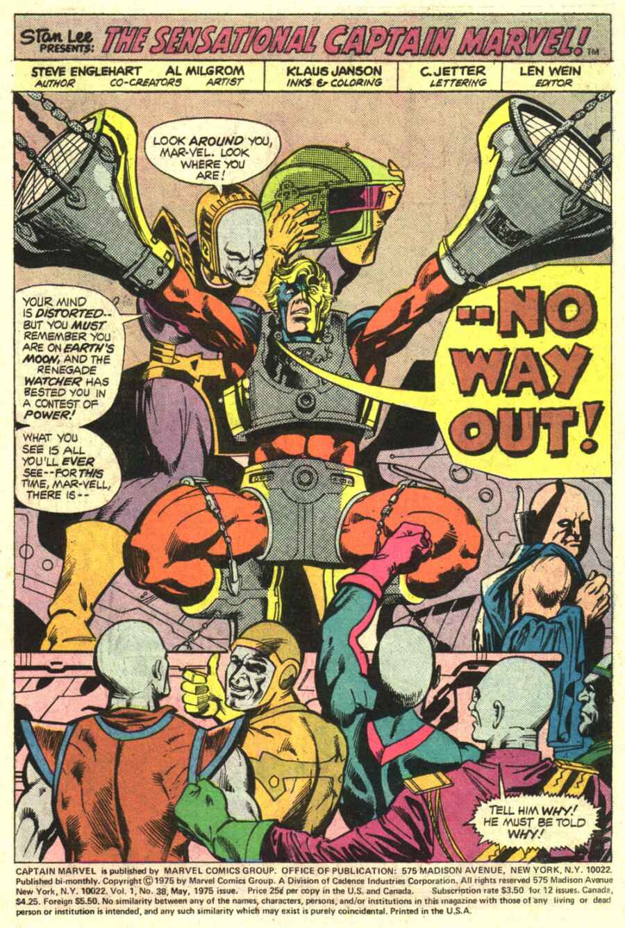 Captain Marvel (1968) Issue #38 #38 - English 2
