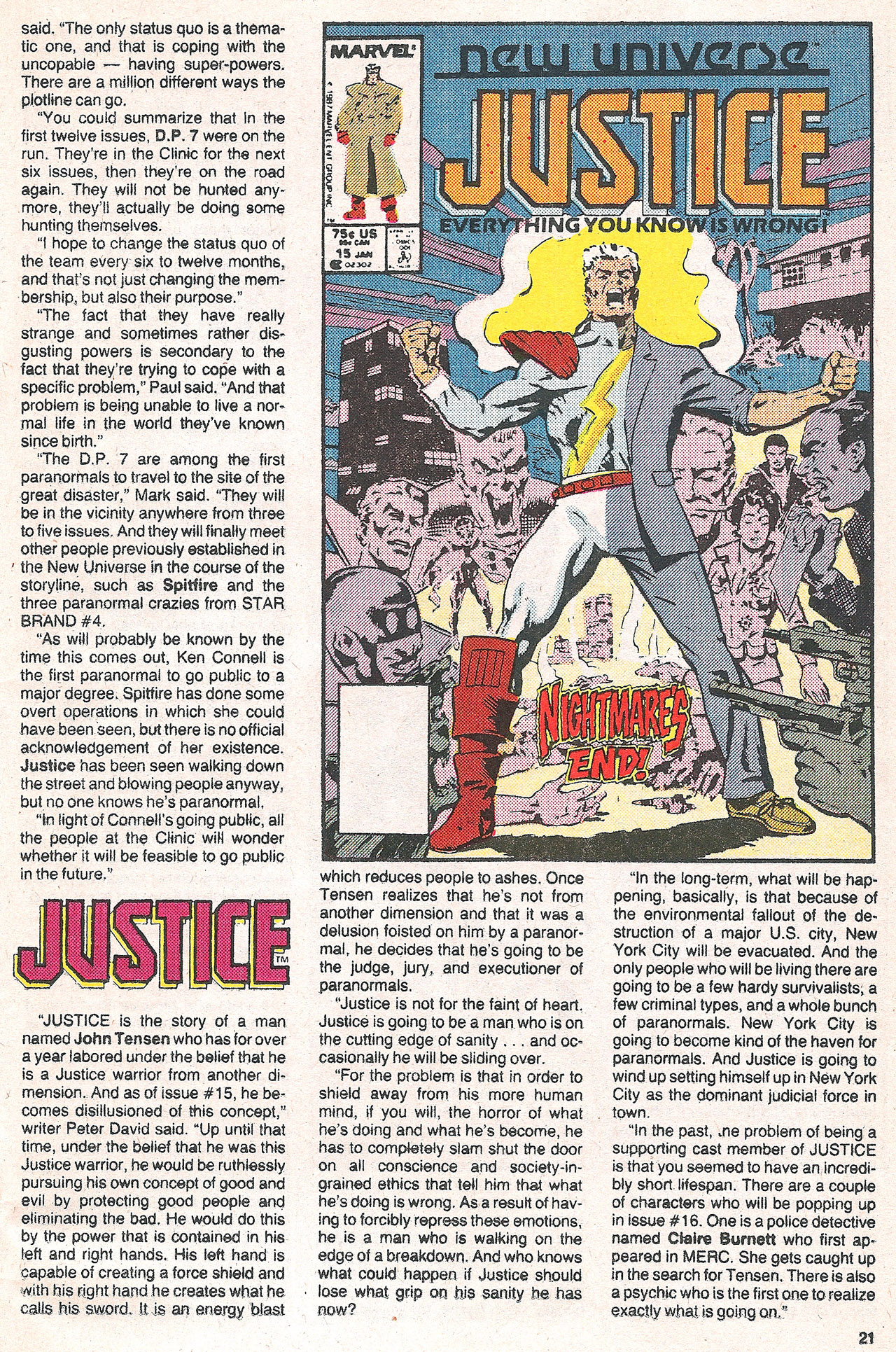 Read online Marvel Age comic -  Issue #59 - 22
