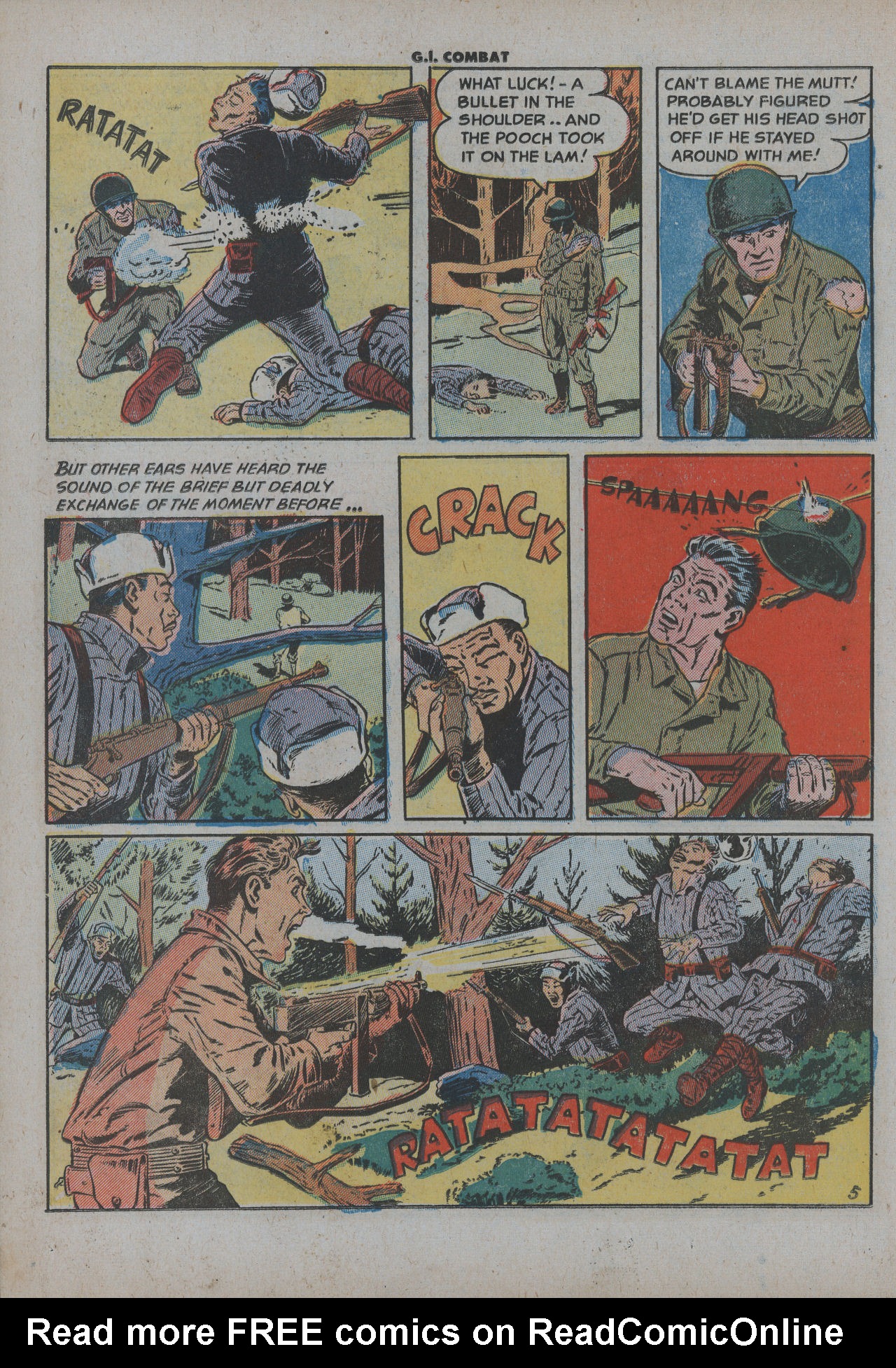 Read online G.I. Combat (1952) comic -  Issue #6 - 16