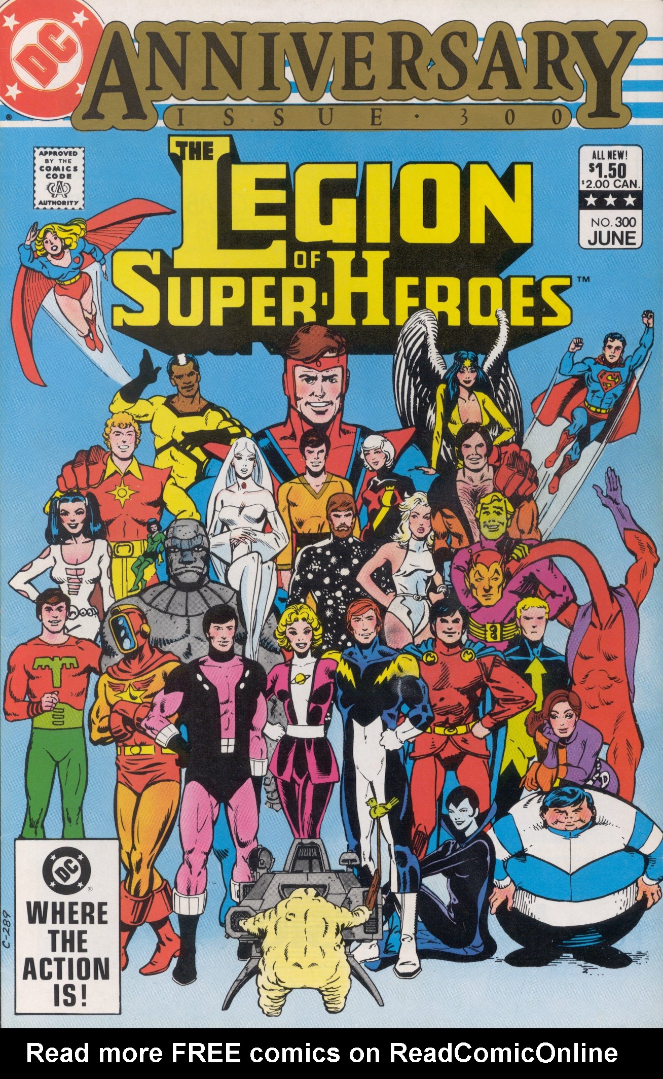 Read online Legion of Super-Heroes (1980) comic -  Issue #300 - 1
