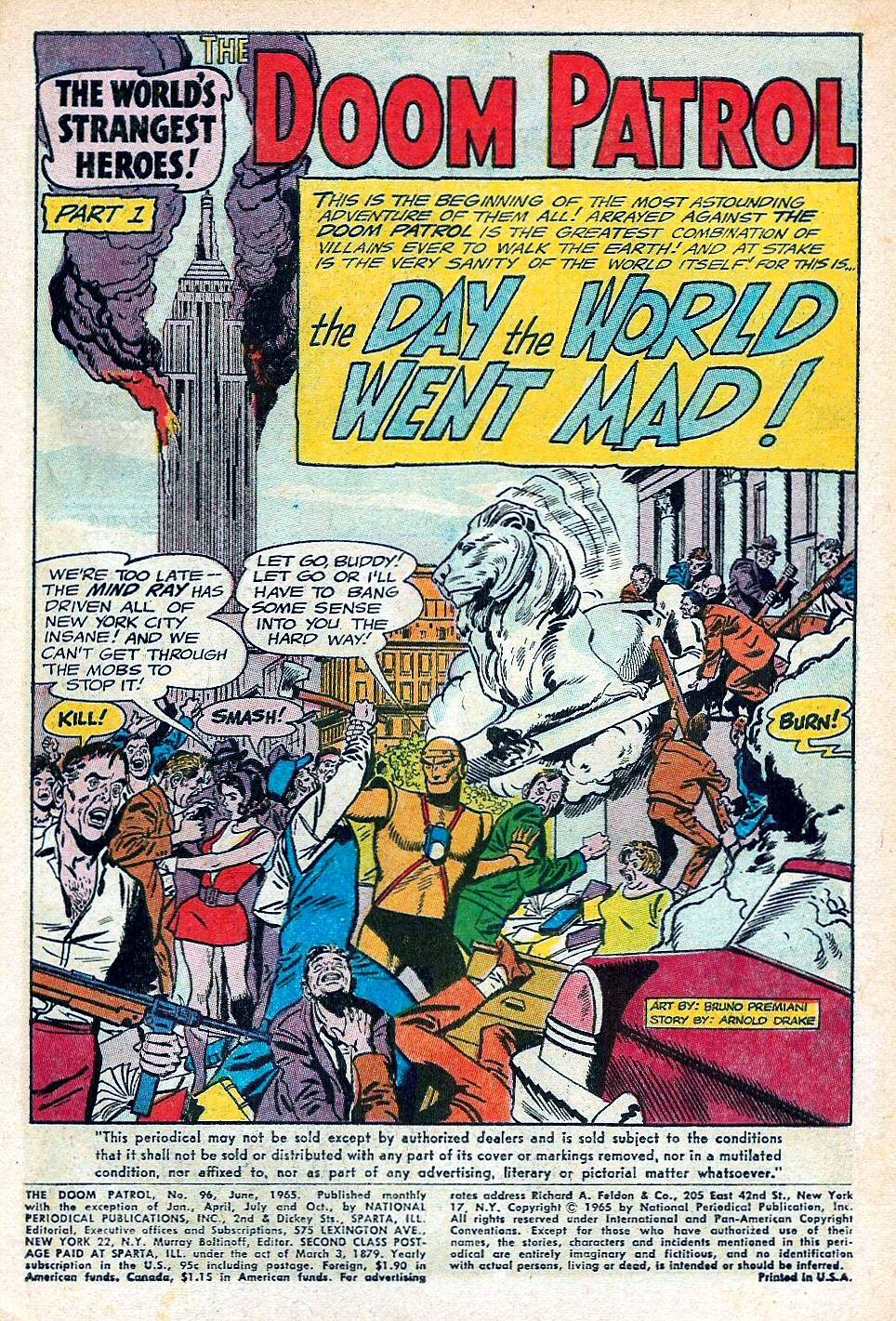 Read online Doom Patrol (1964) comic -  Issue #96 - 3