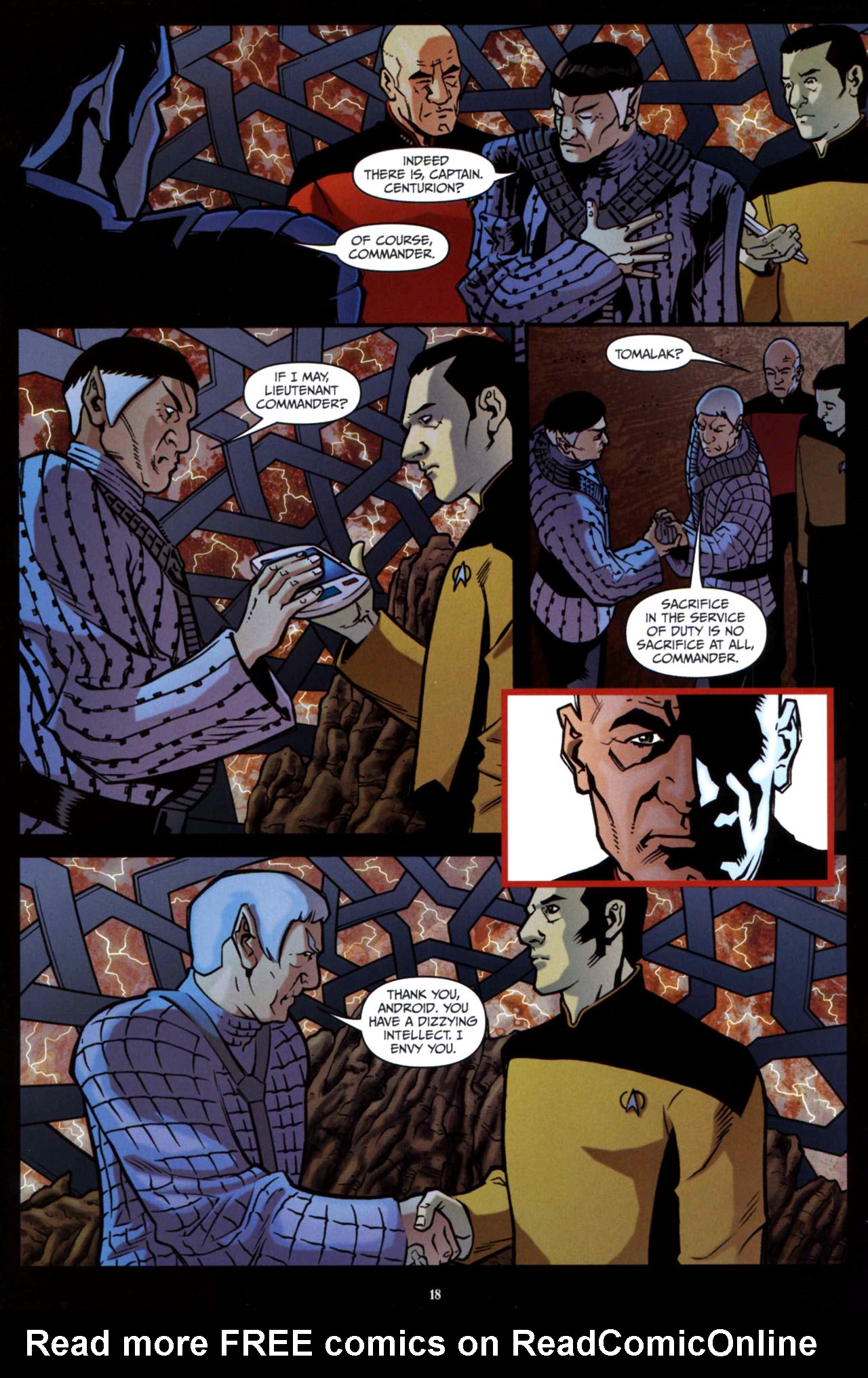 Read online Star Trek: The Next Generation: Intelligence Gathering comic -  Issue #5 - 20
