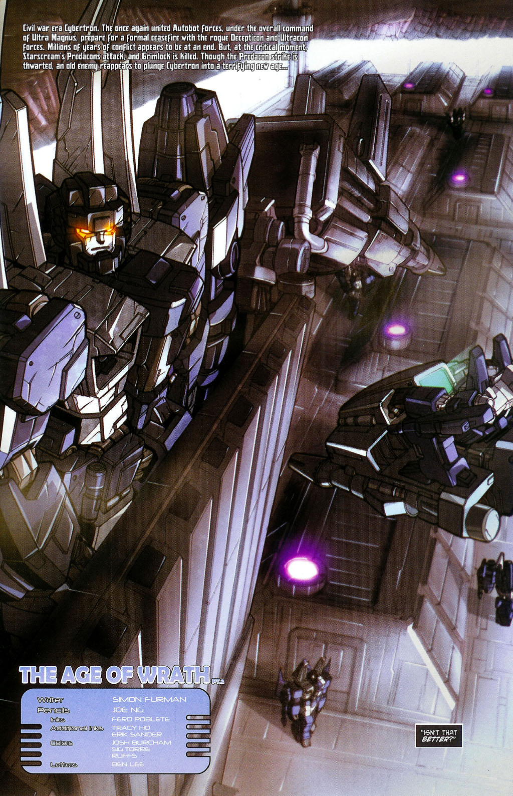 Read online Transformers War Within: "The Age of Wrath" comic -  Issue #2 - 2