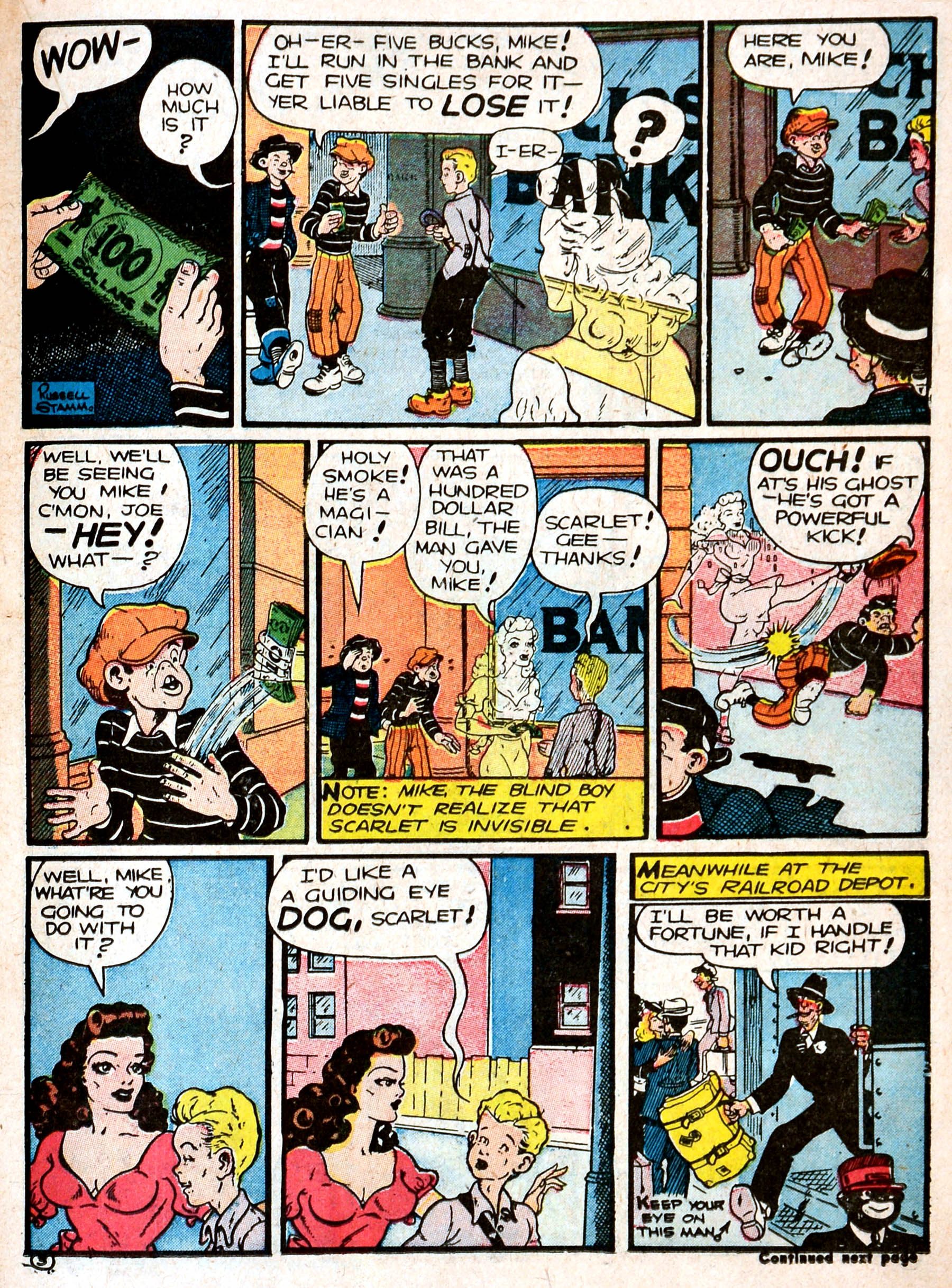 Read online Famous Funnies comic -  Issue #87 - 27