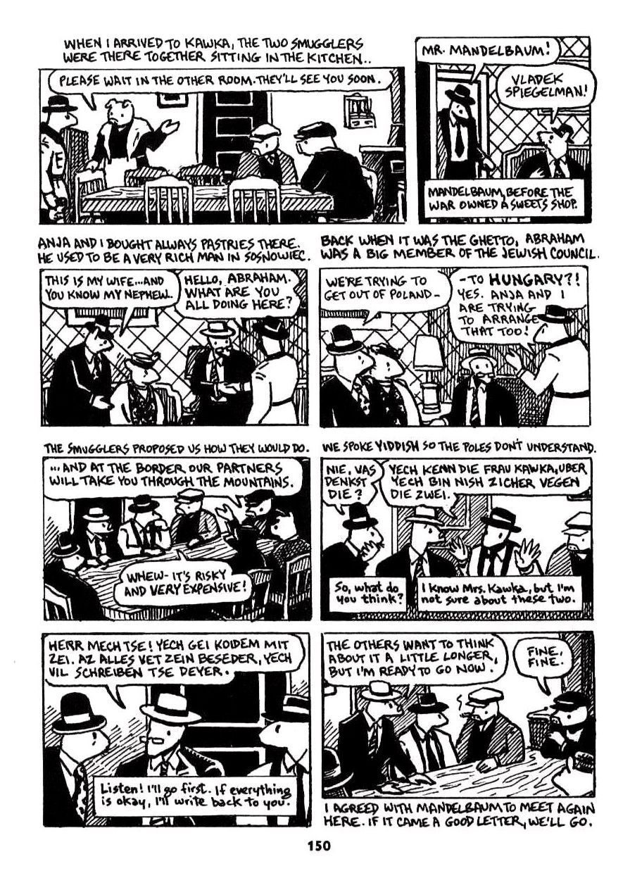 Read online Maus: A Survivor's Tale comic -  Issue # TPB 1 - 142