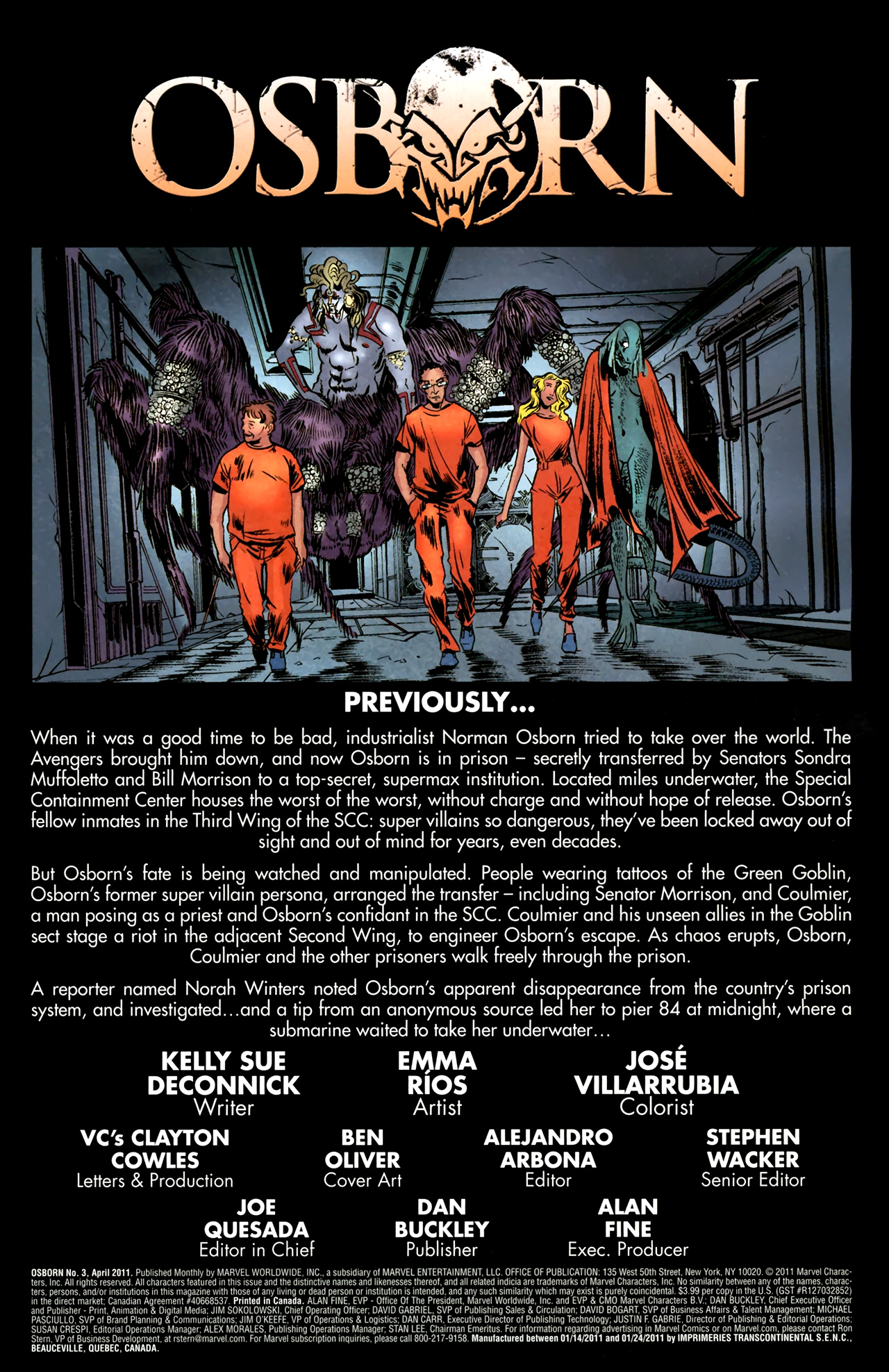 Read online Osborn comic -  Issue #3 - 2
