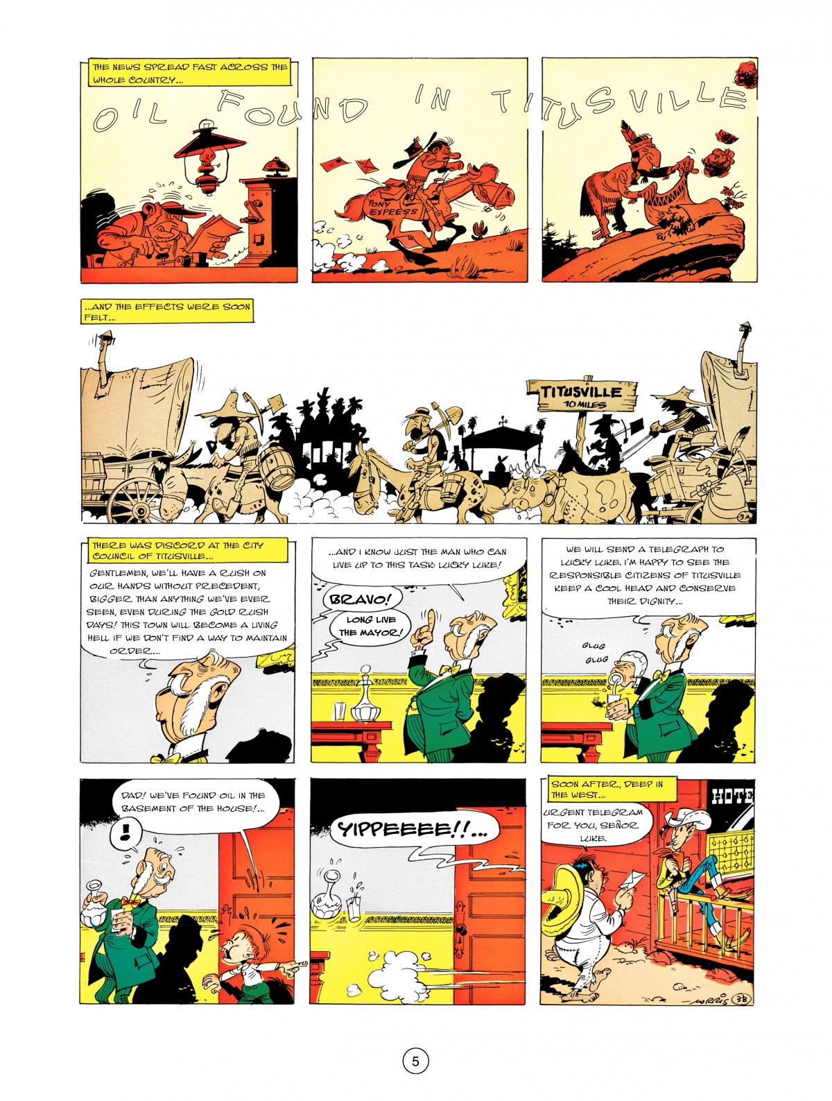 Read online A Lucky Luke Adventure comic -  Issue #5 - 7