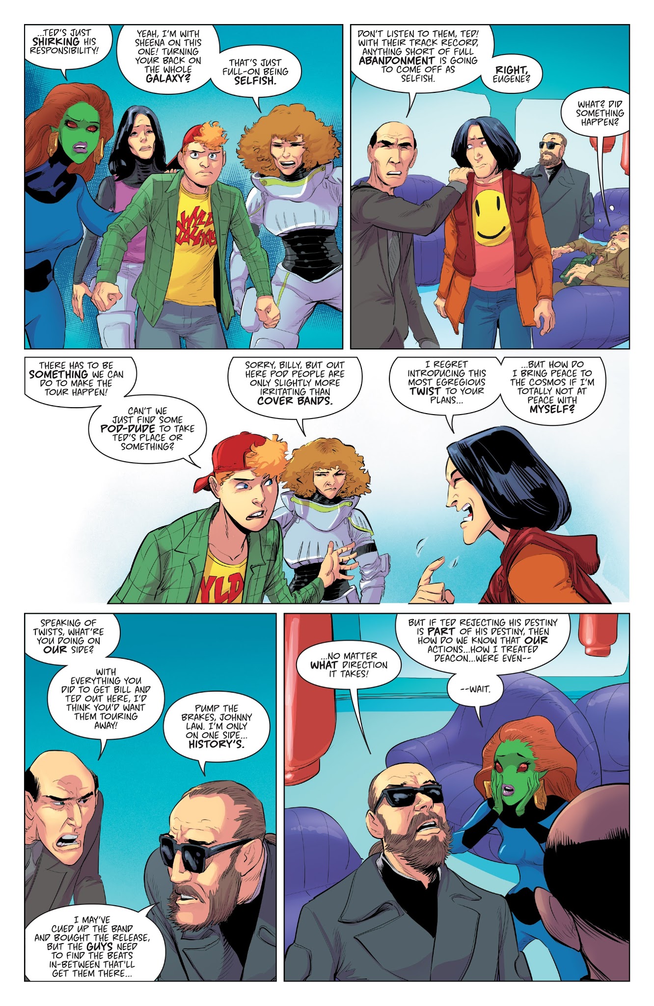 Read online Bill & Ted Save the Universe comic -  Issue #4 - 5
