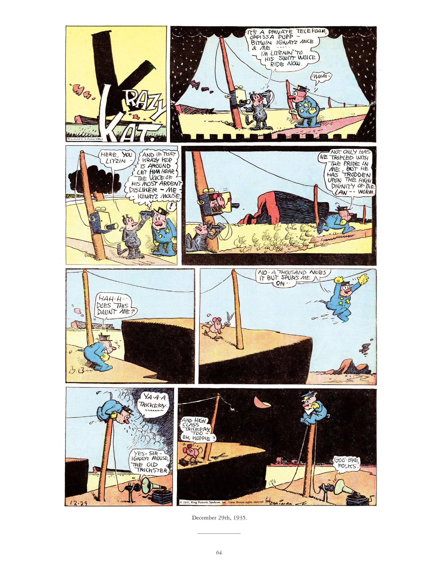 Read online Krazy & Ignatz comic -  Issue # TPB 9 - 62