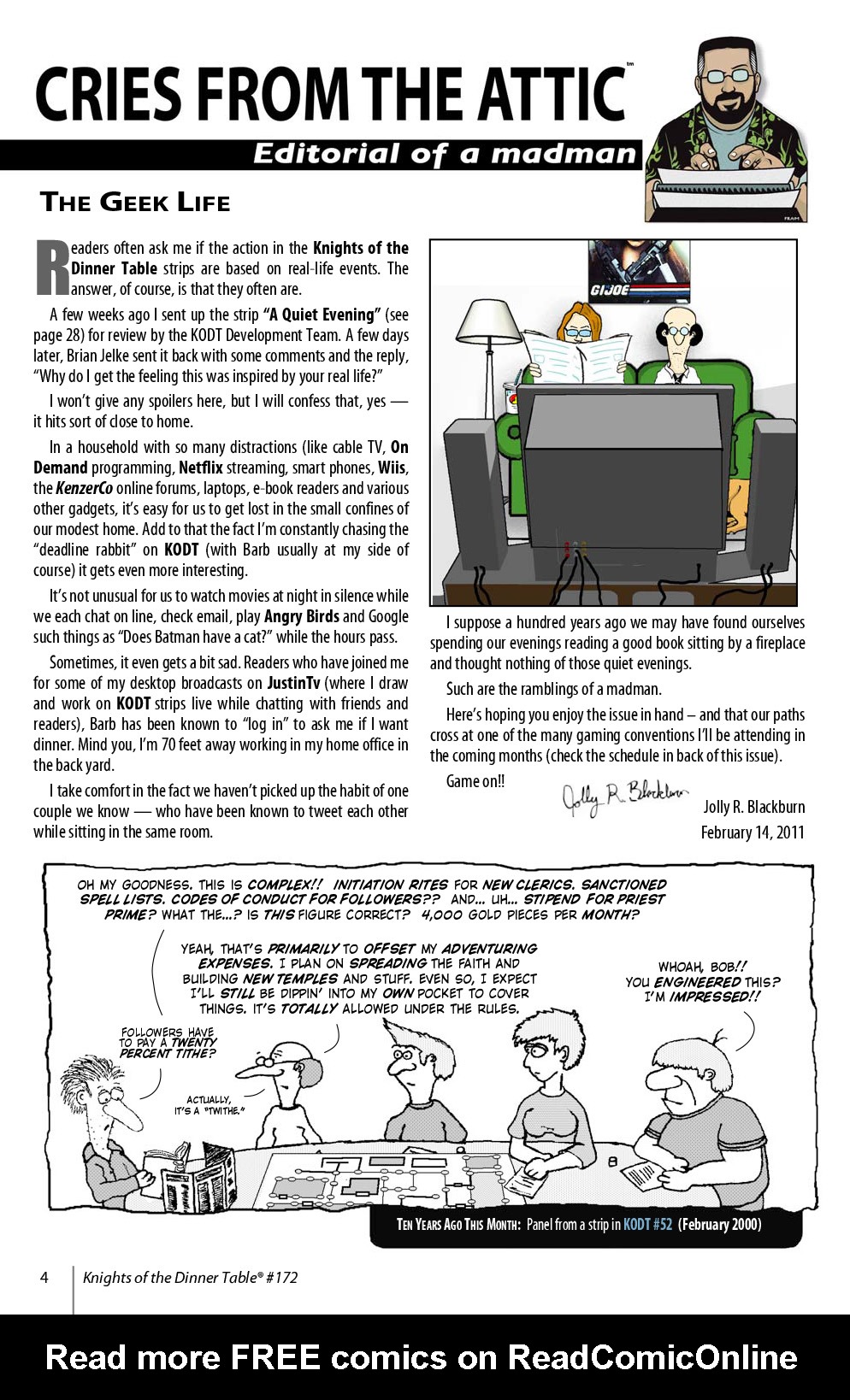 Read online Knights of the Dinner Table comic -  Issue #172 - 6